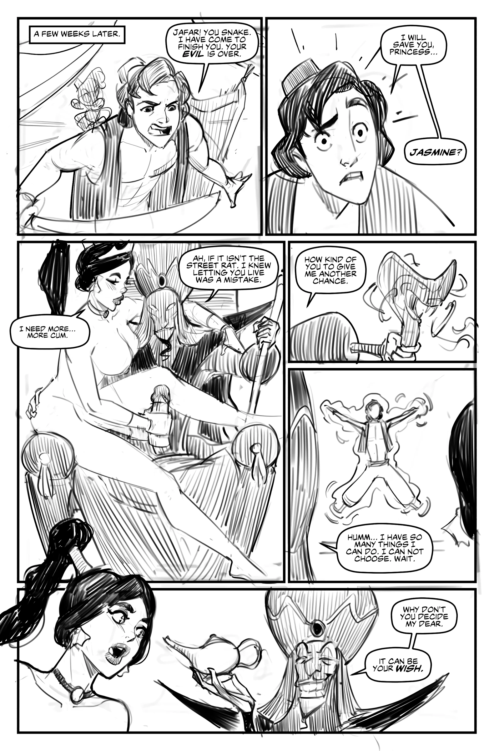 Bimbo Jasmine porn comic picture 9