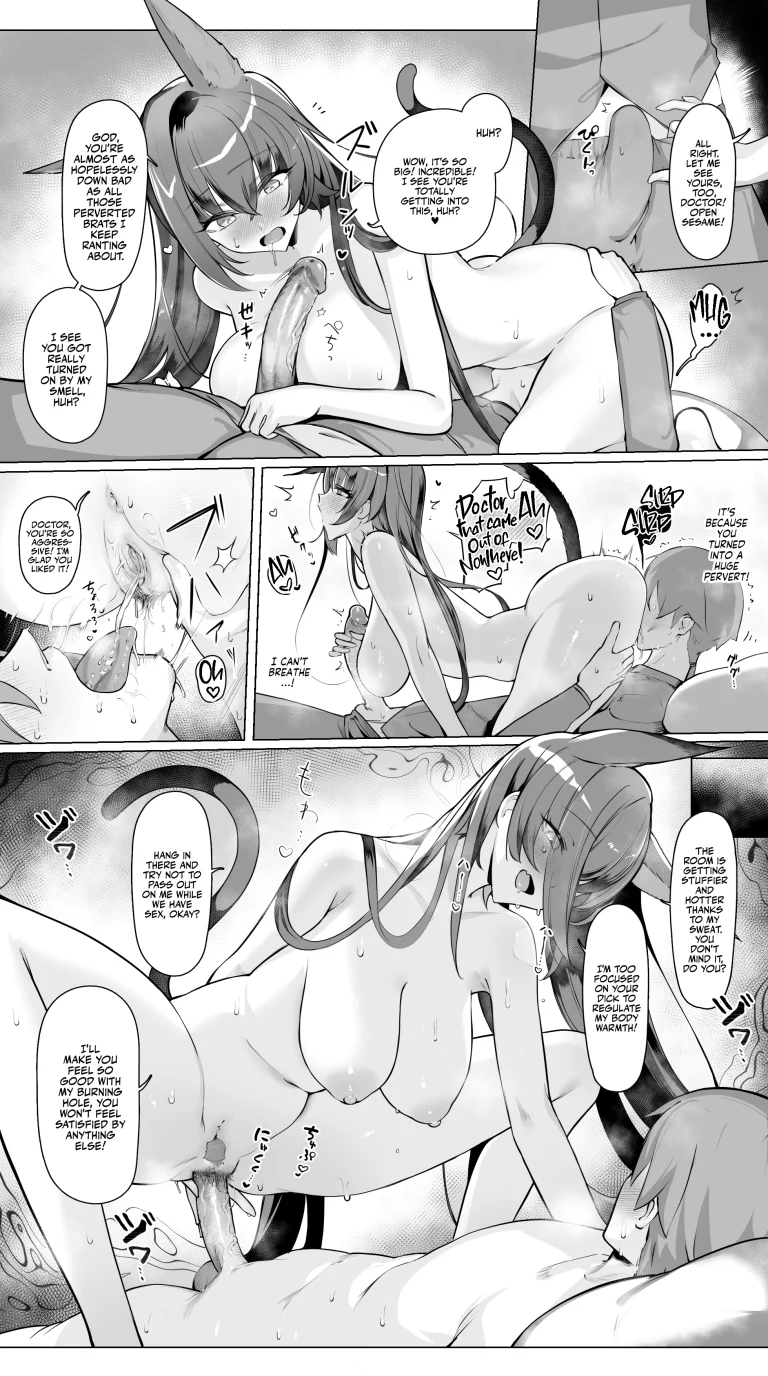 Blaze to Sauna Mitai na Sex suru Hanashi porn comic picture 5