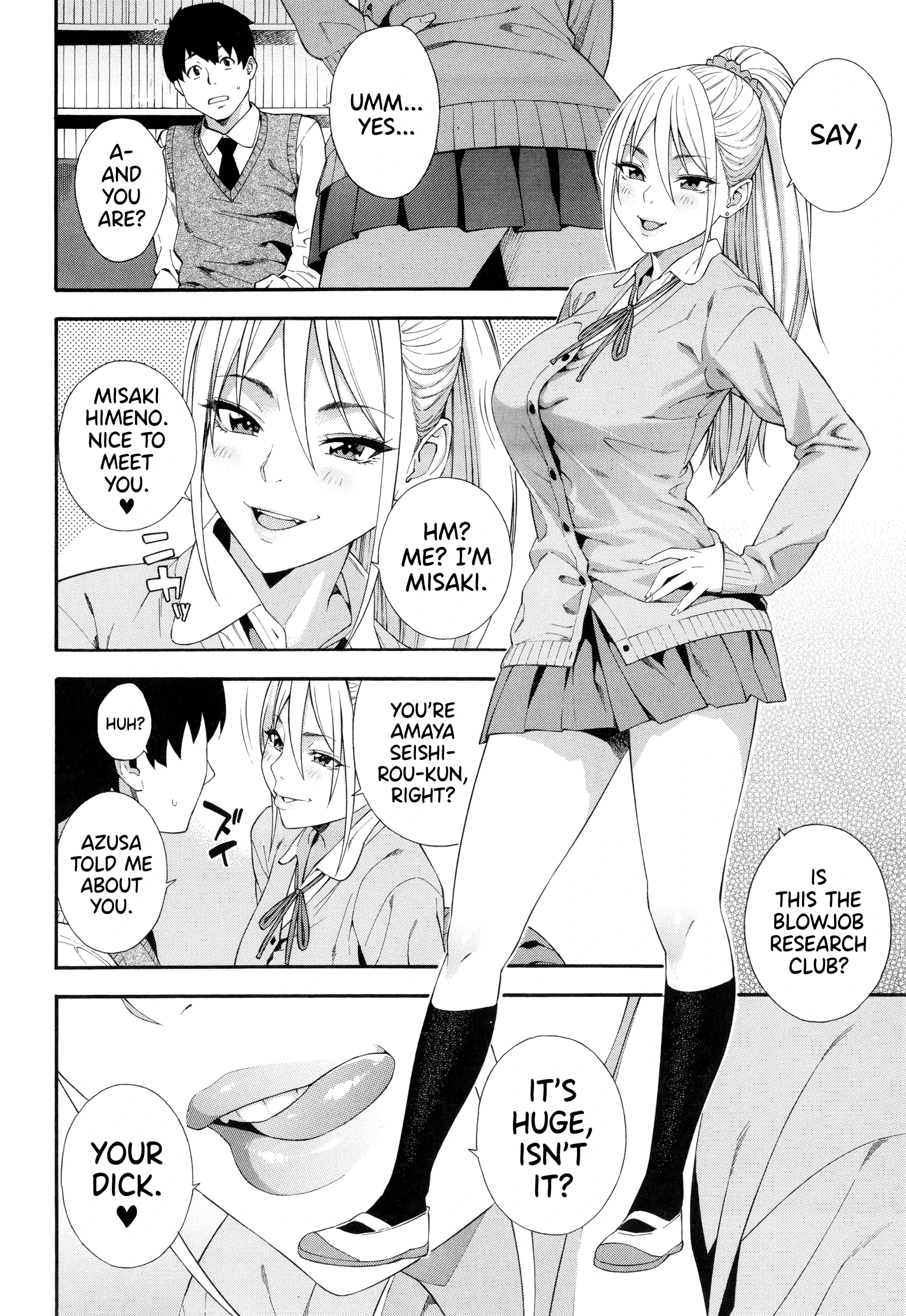 Blowjob Research Club 2 porn comic picture 10