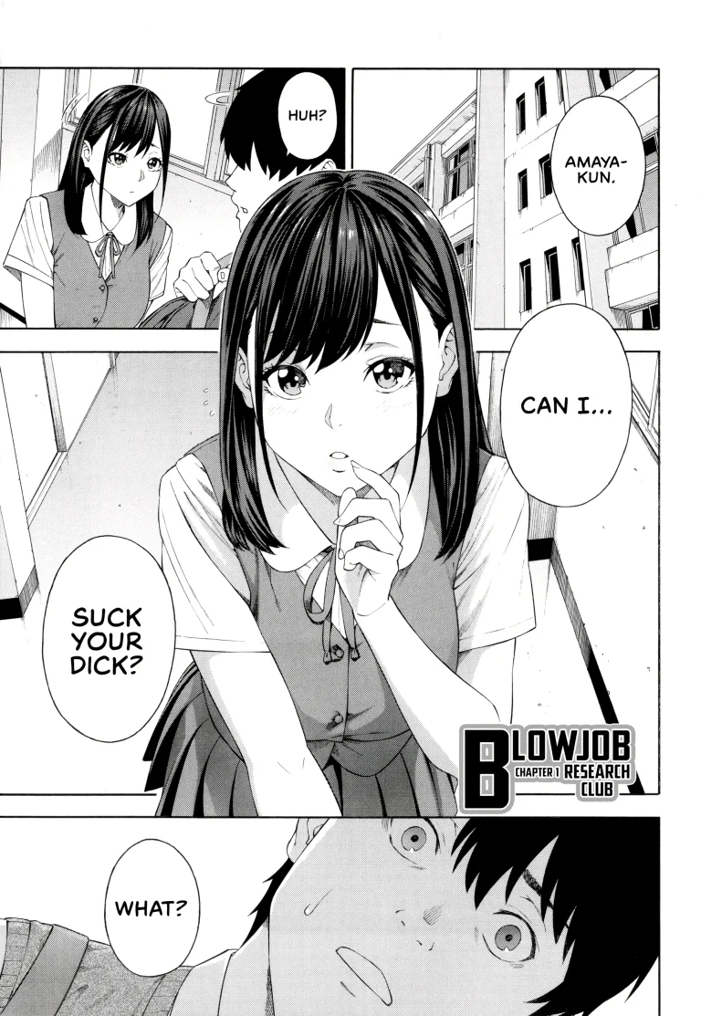 Blowjob Research Club porn comic picture 1