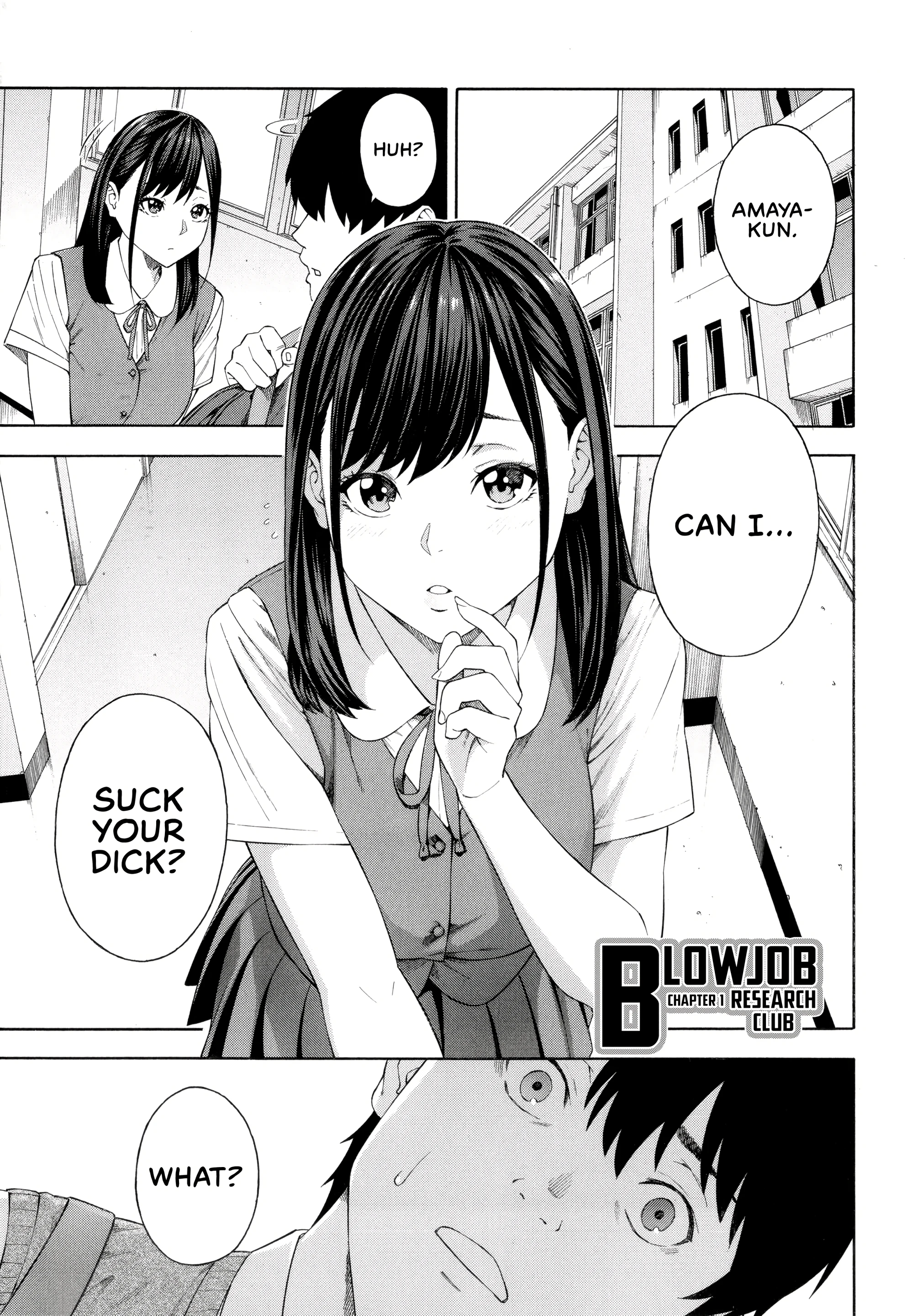Blowjob Research Club porn comic picture 1