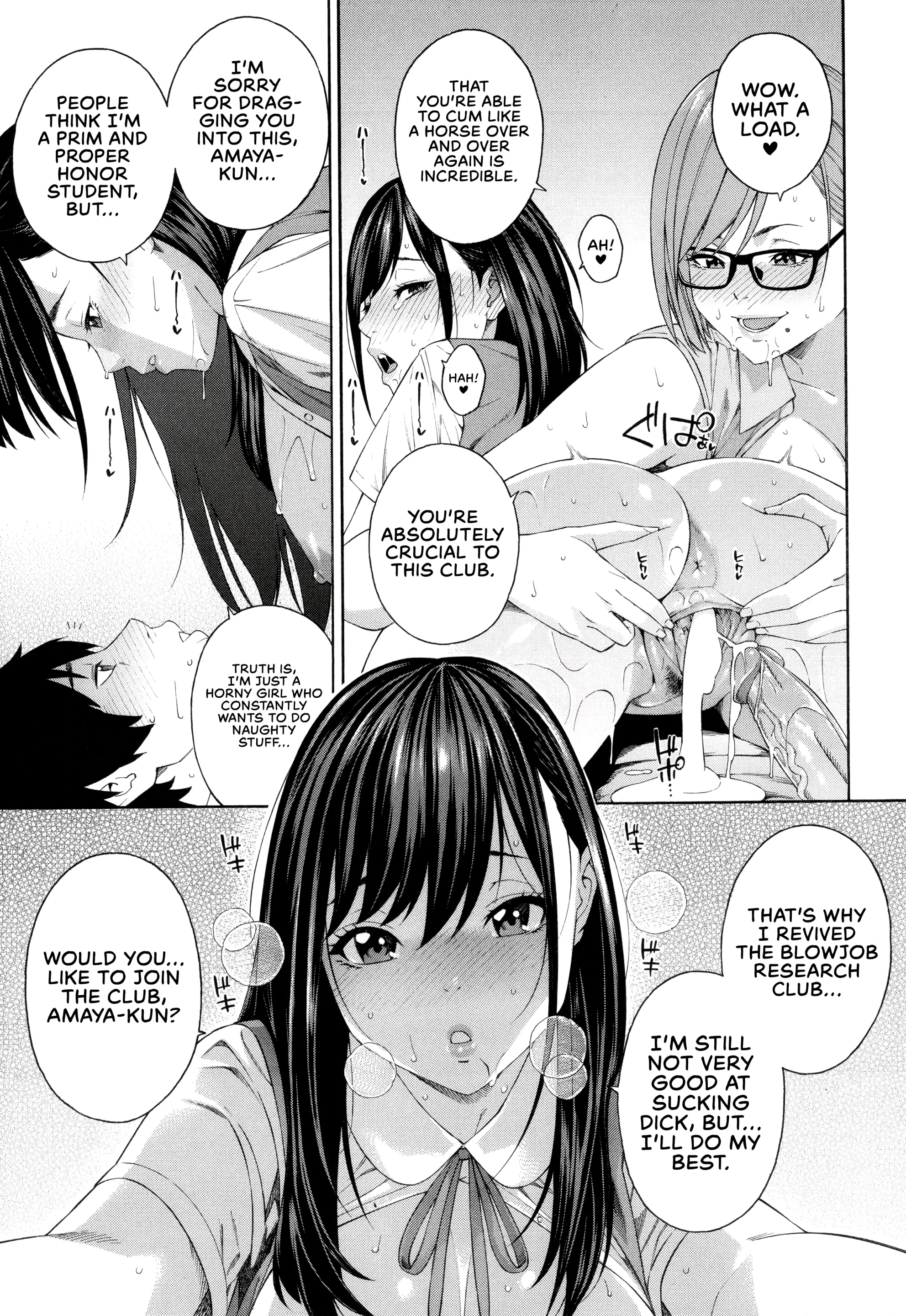 Blowjob Research Club porn comic picture 41