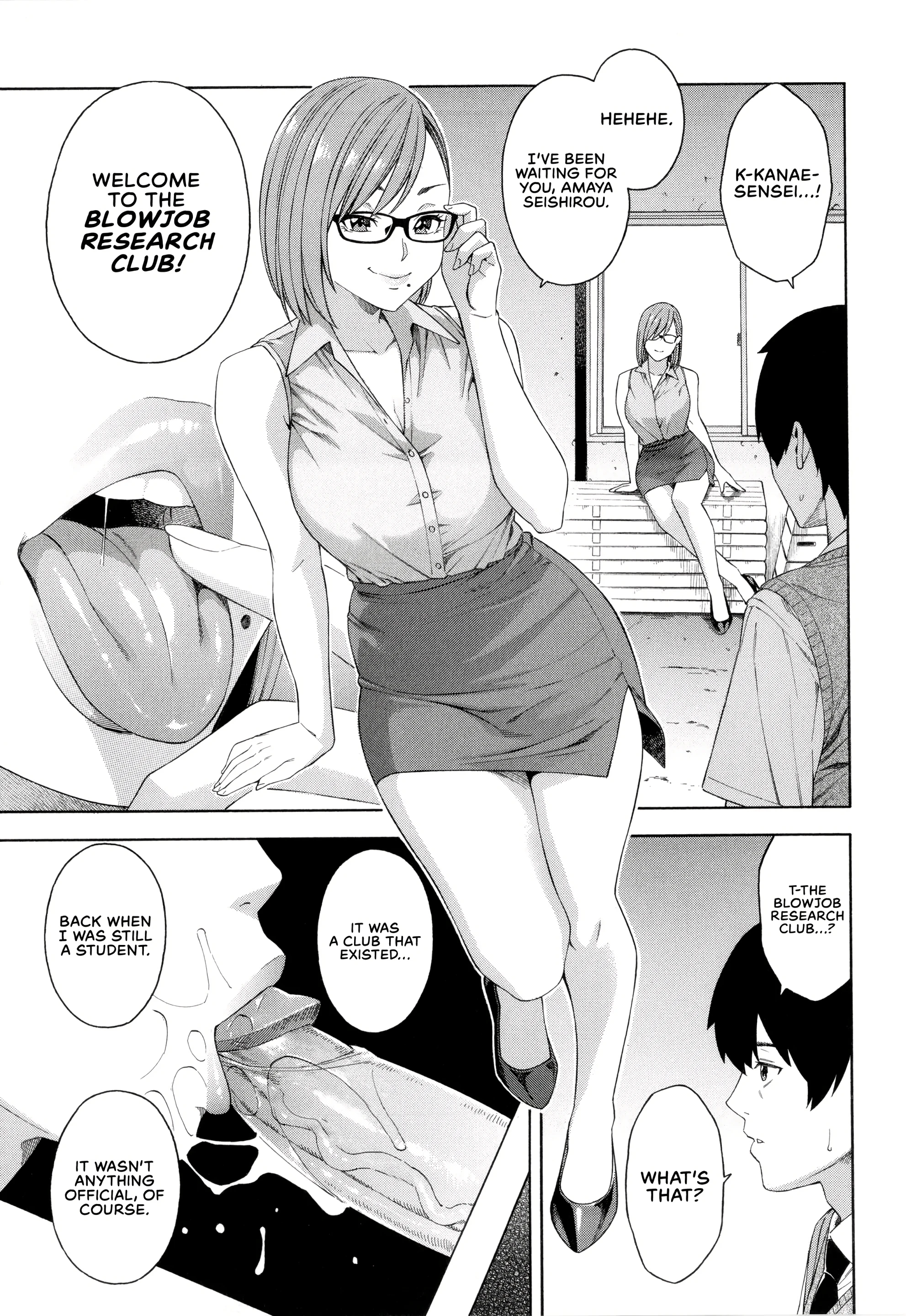 Blowjob Research Club porn comic picture 7