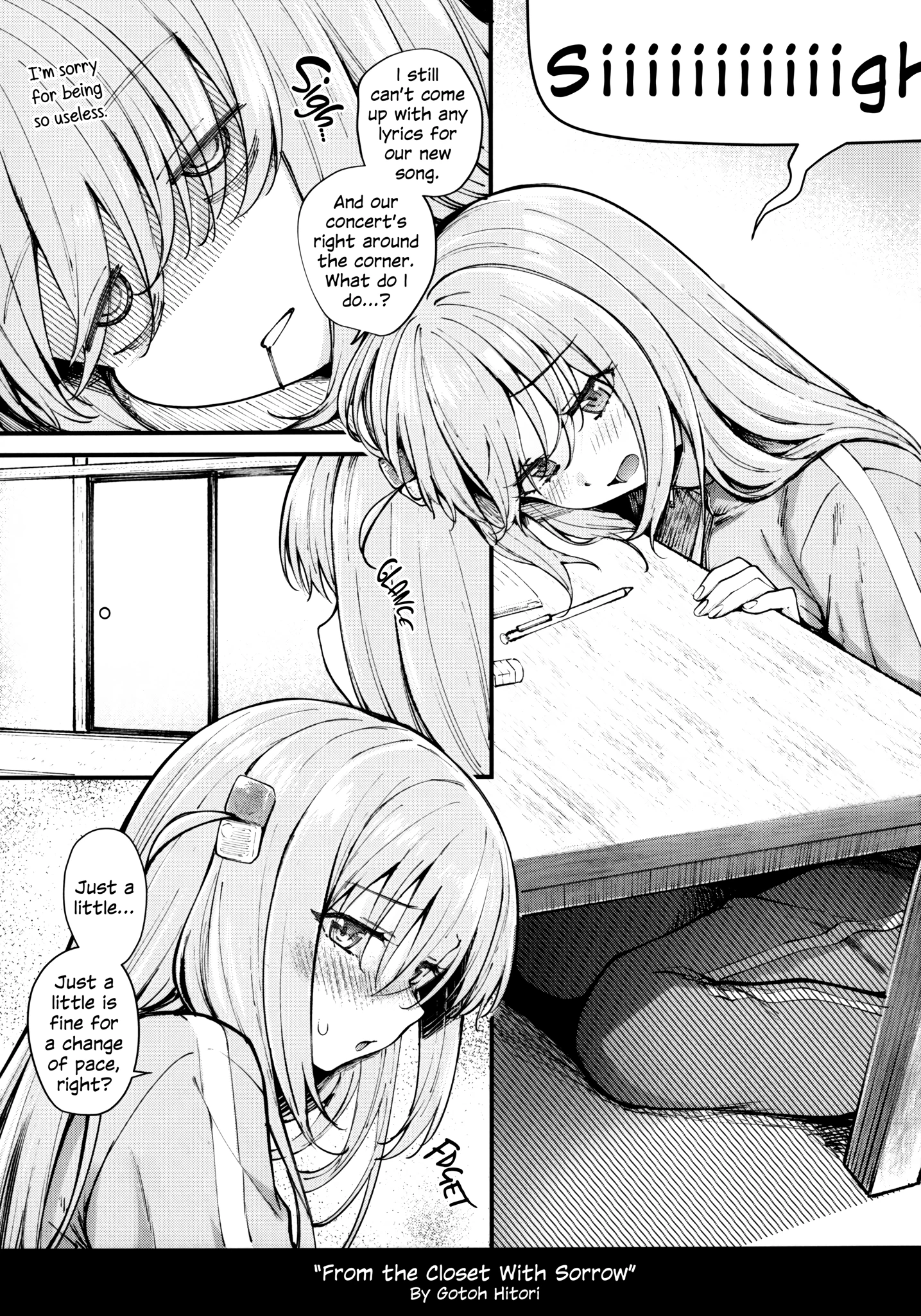 BOCCHI IN THE CLOSET porn comic picture 2