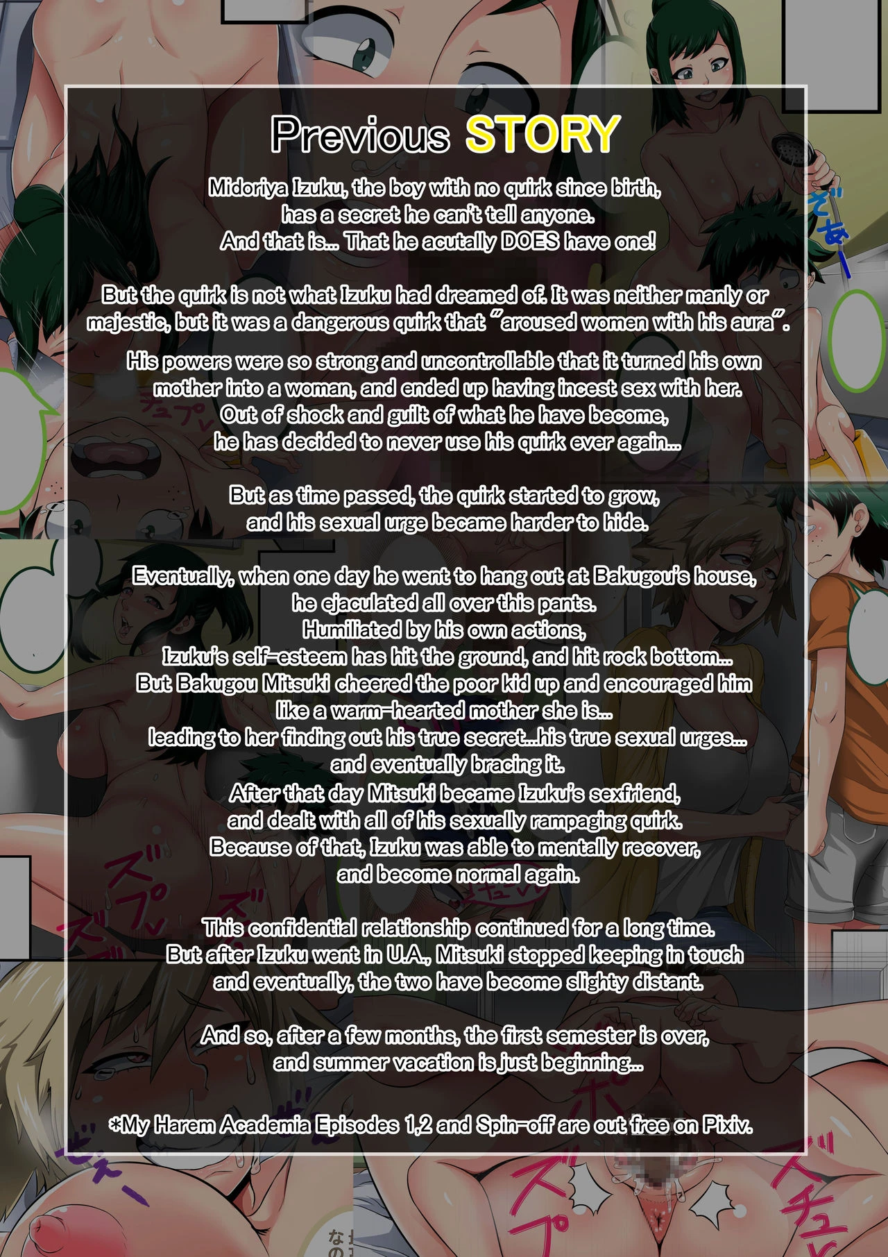 Boku no Harem Academia Bakugou Mama to no Natsuyasumi "Zenpen" porn comic picture 2
