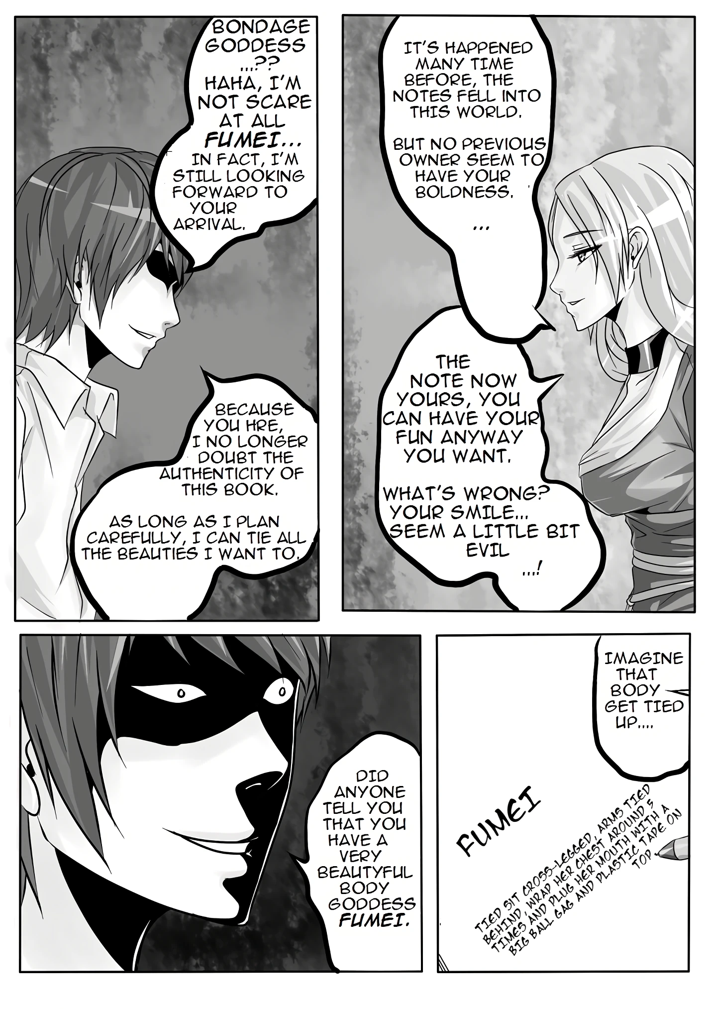 Bondage Note 1 porn comic picture 12