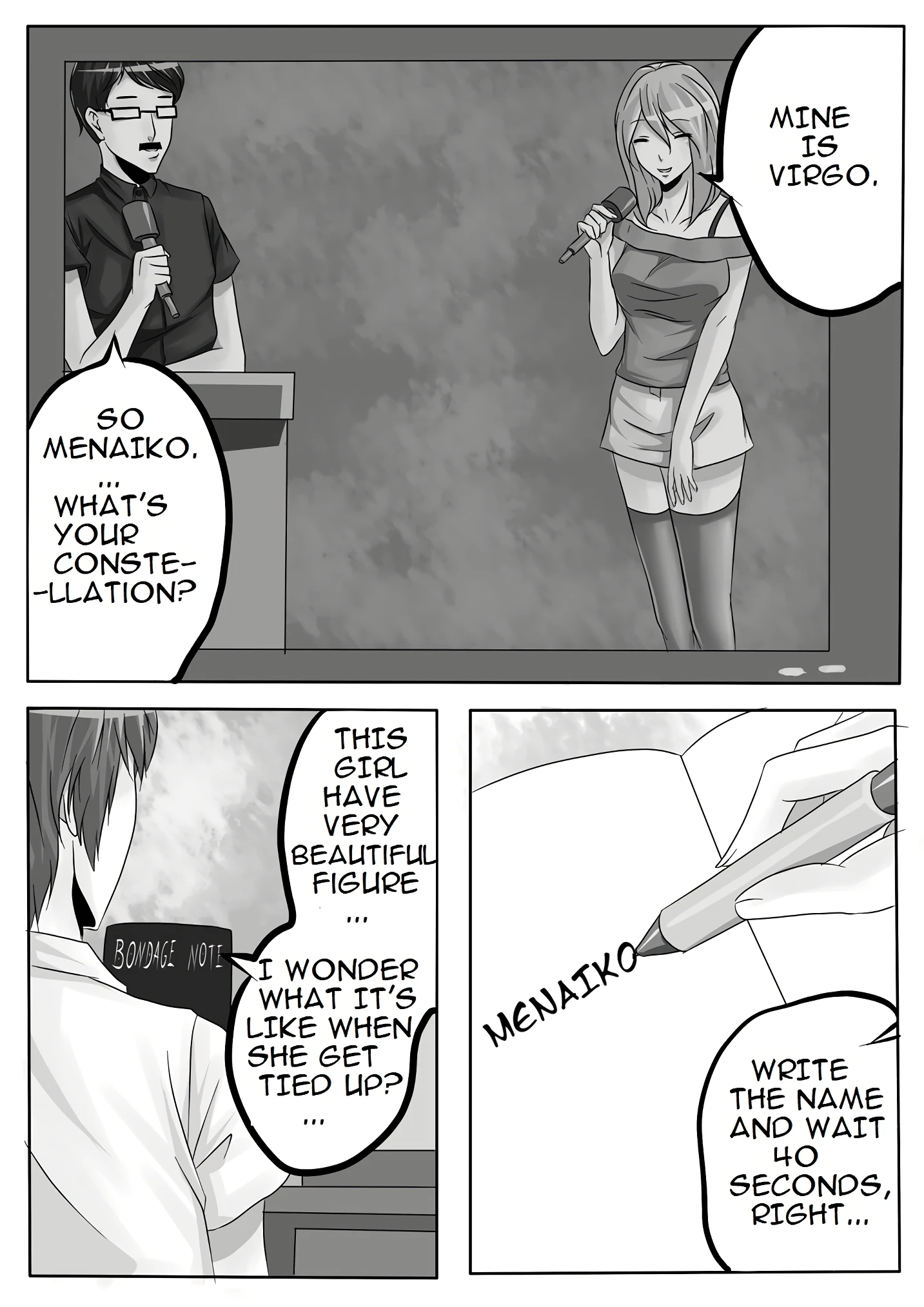 Bondage Note 1 porn comic picture 7