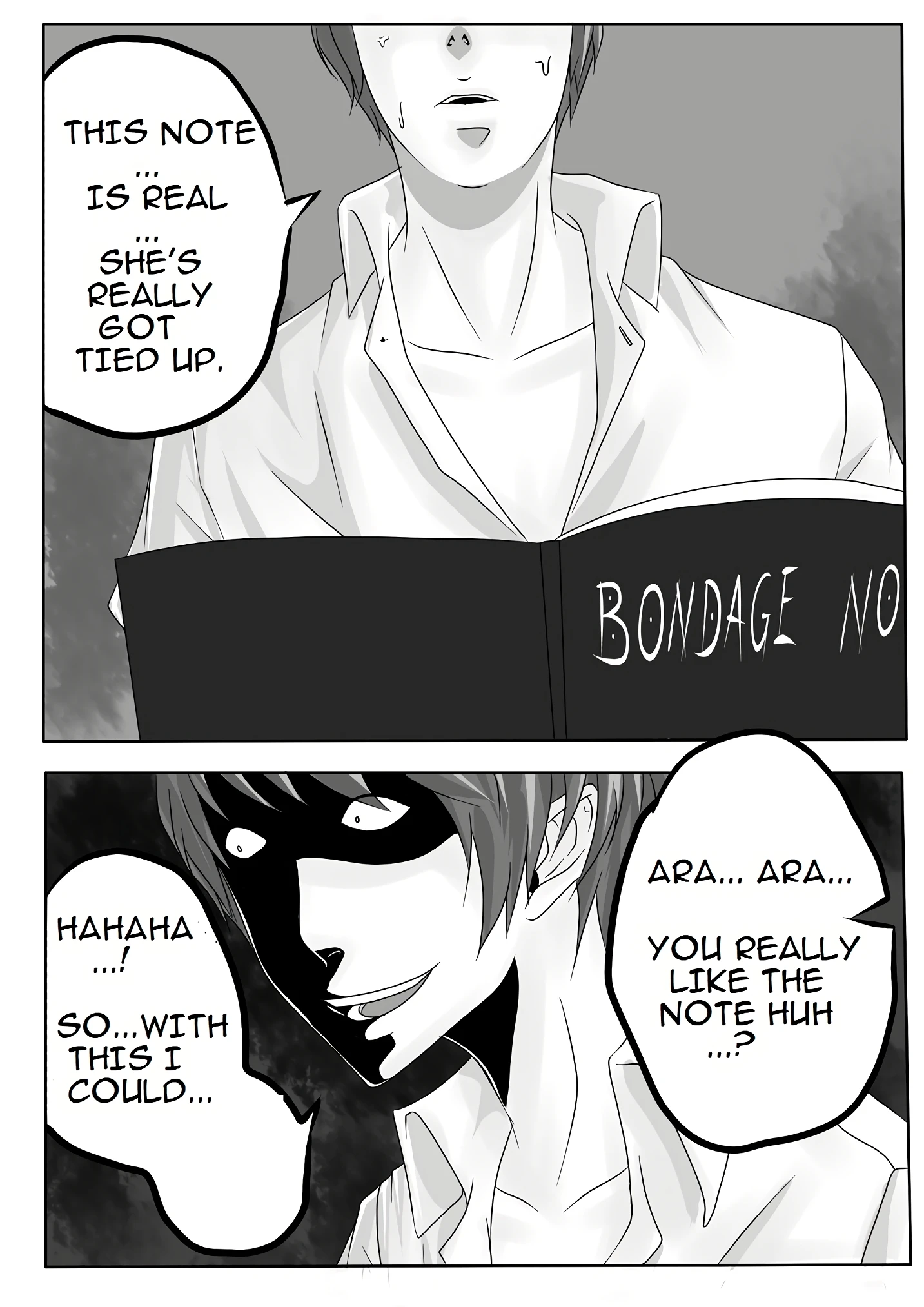 Bondage Note 1 porn comic picture 9