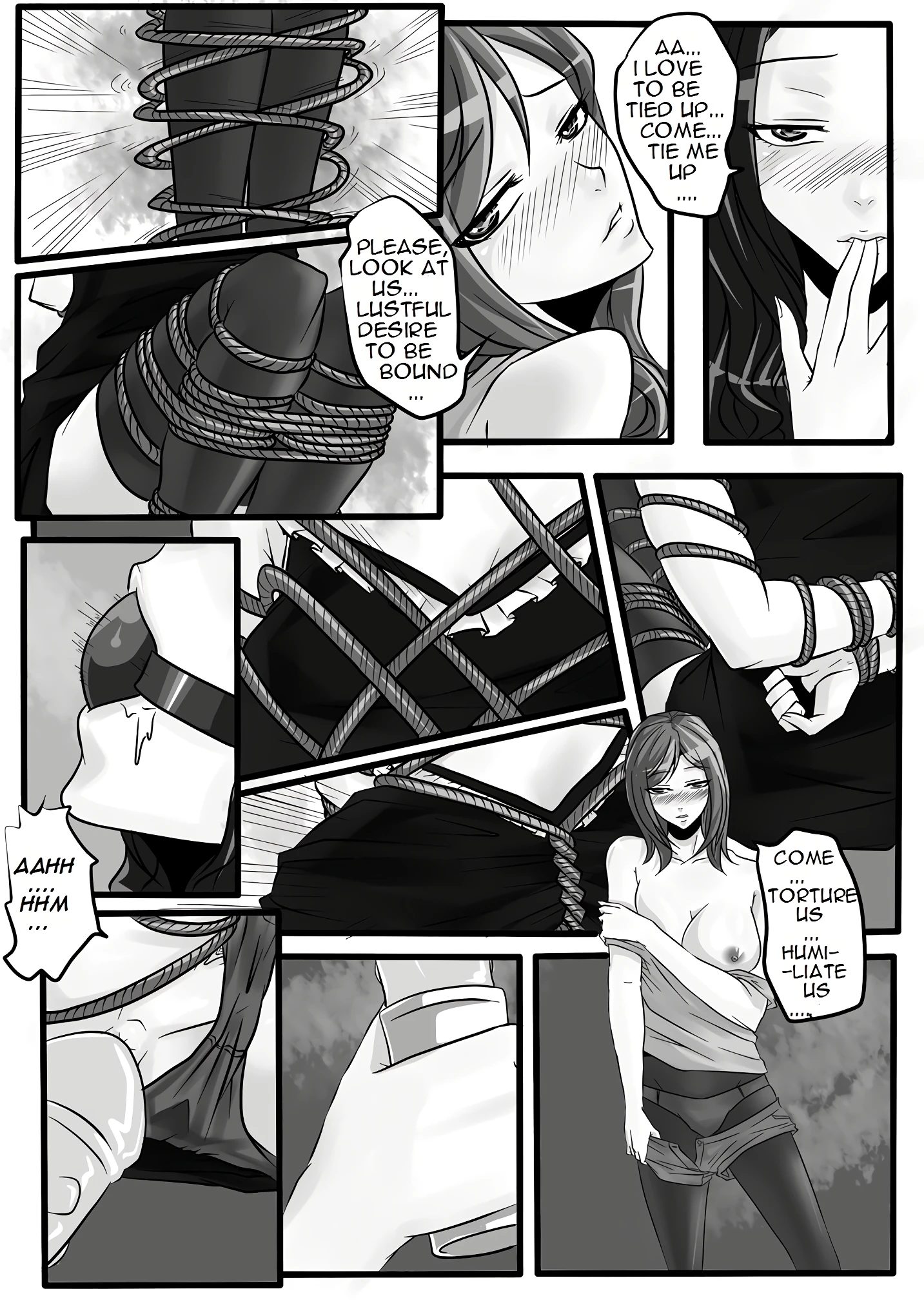 Bondage Note 2 porn comic picture 5