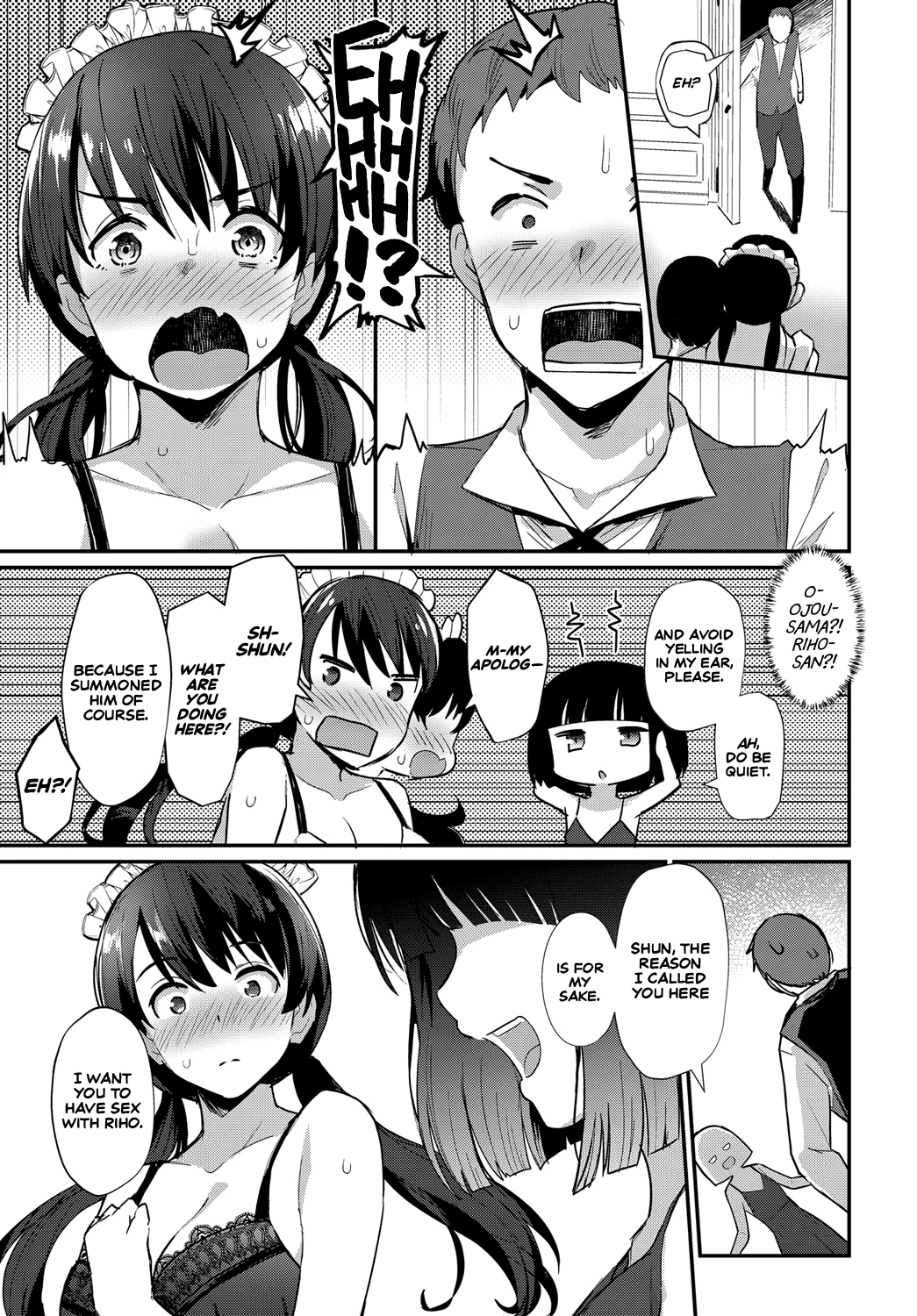 Boy Meets Maid Zenpen porn comic picture 5