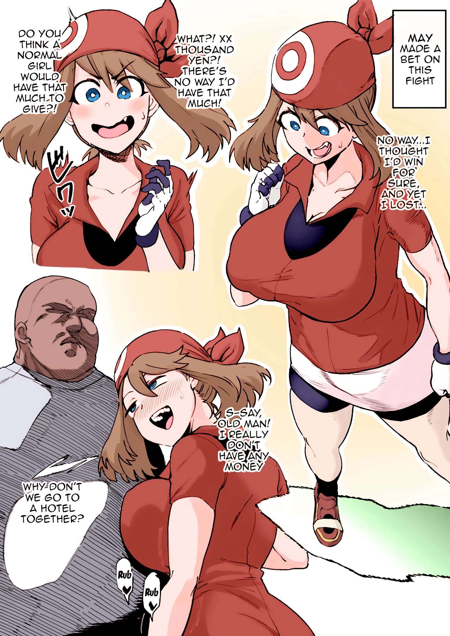 Broke May Plus Defeated May porn comic picture 7