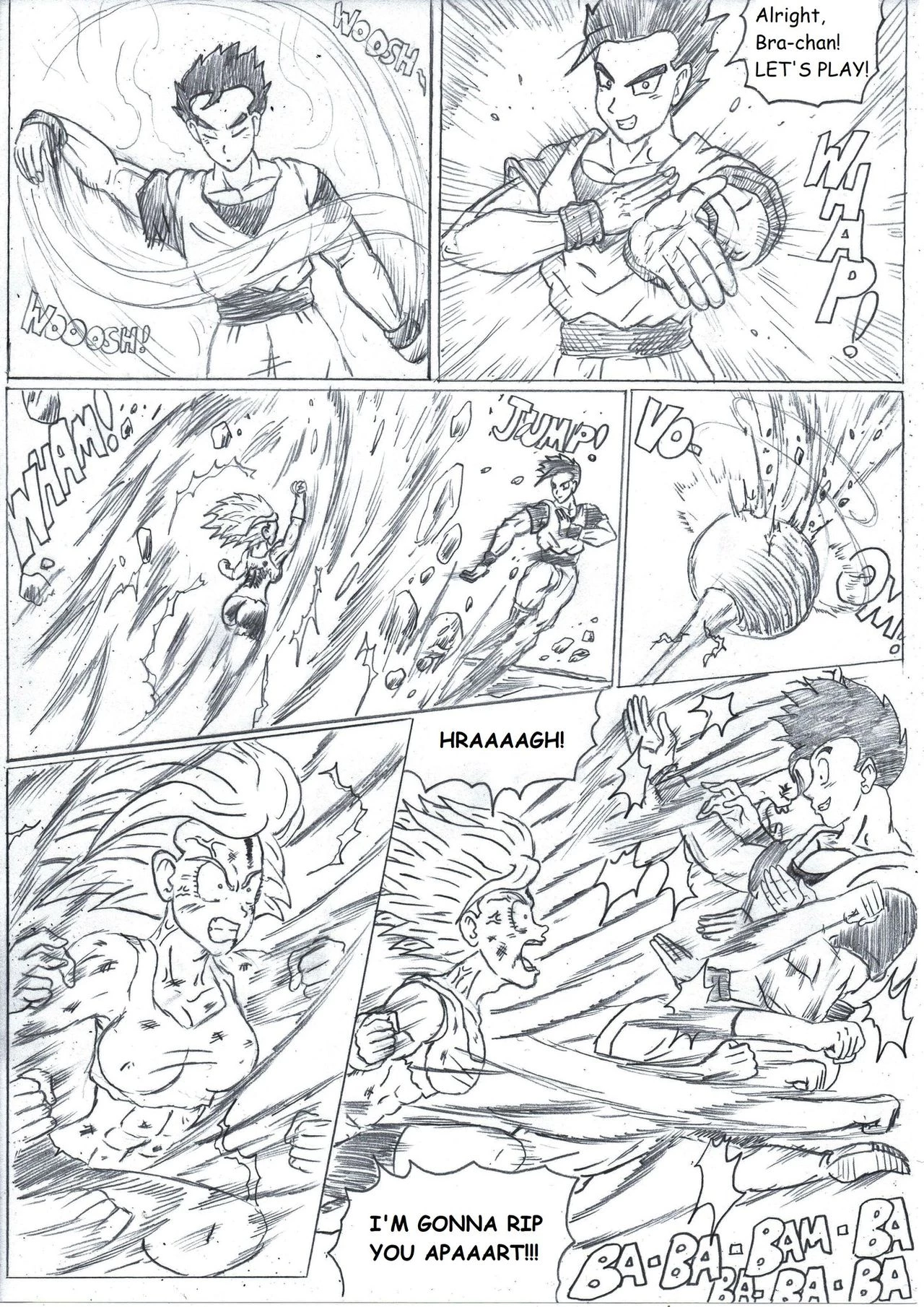 Brotherly Love - Gohan X Bra porn comic picture 12