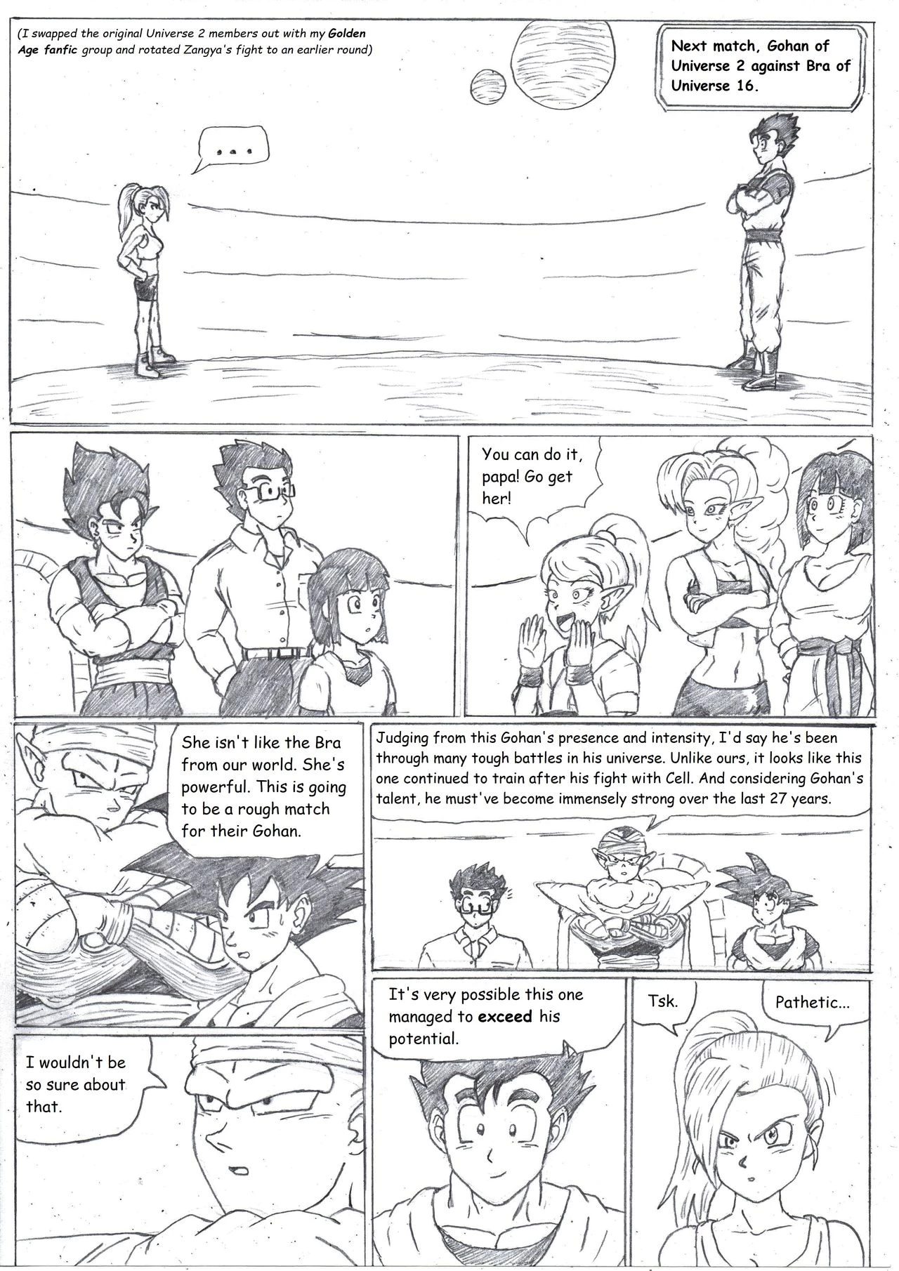 Brotherly Love - Gohan X Bra porn comic picture 2