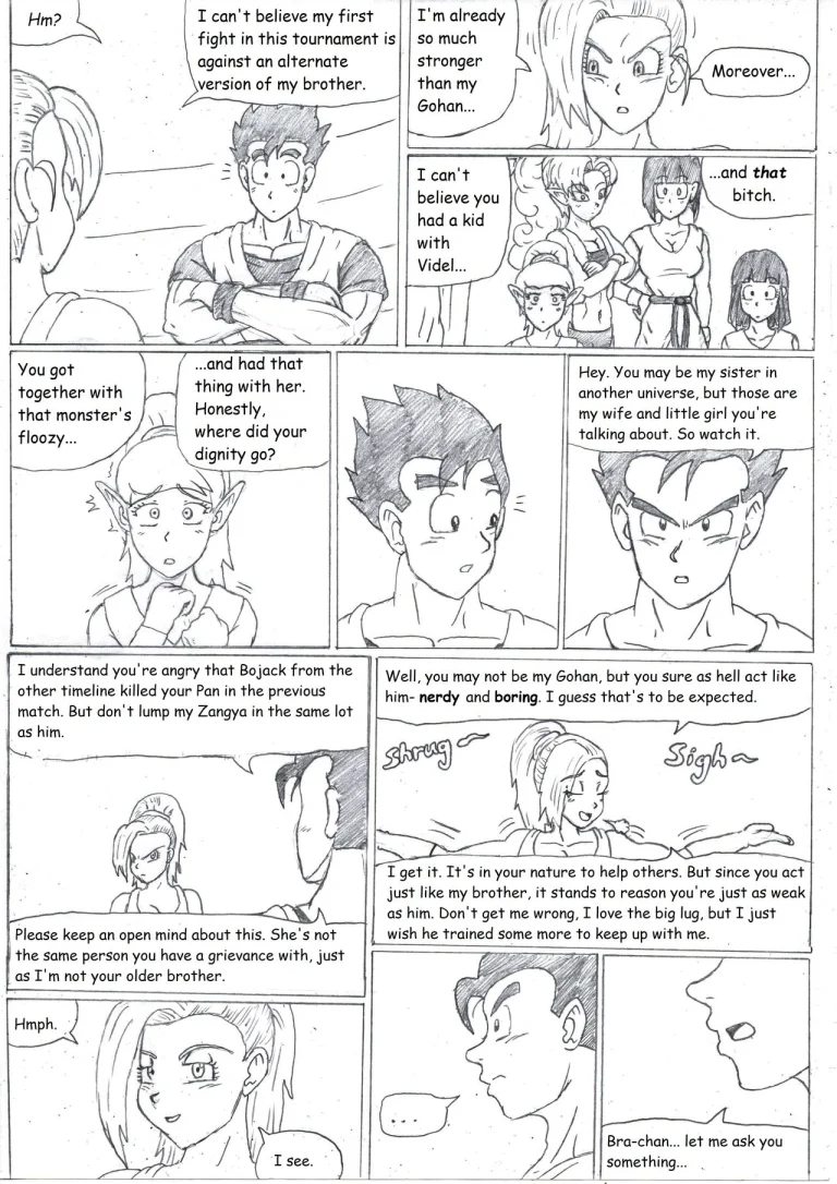 Brotherly Love - Gohan X Bra porn comic picture 3