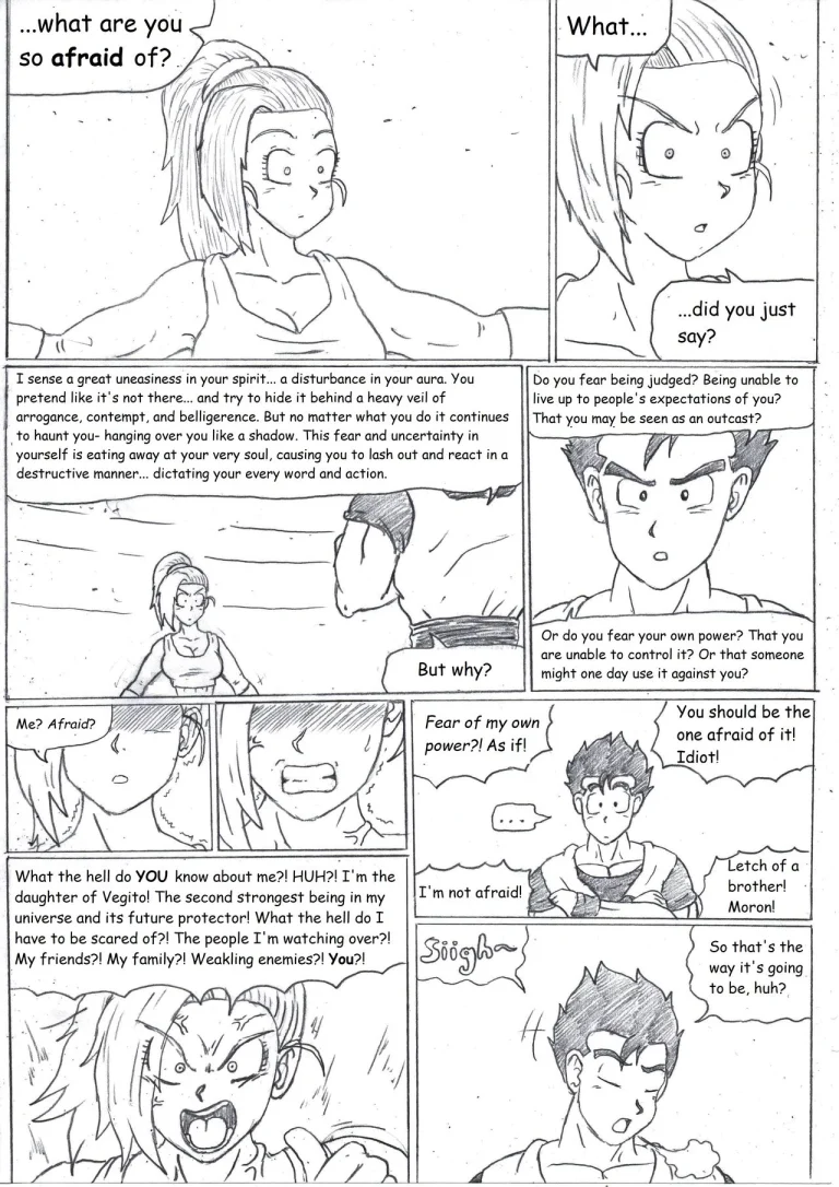 Brotherly Love - Gohan X Bra porn comic picture 4
