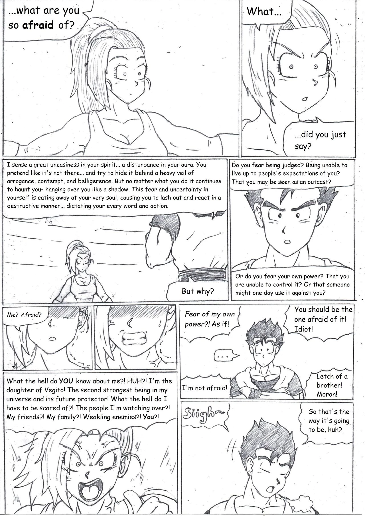 Brotherly Love - Gohan X Bra porn comic picture 4