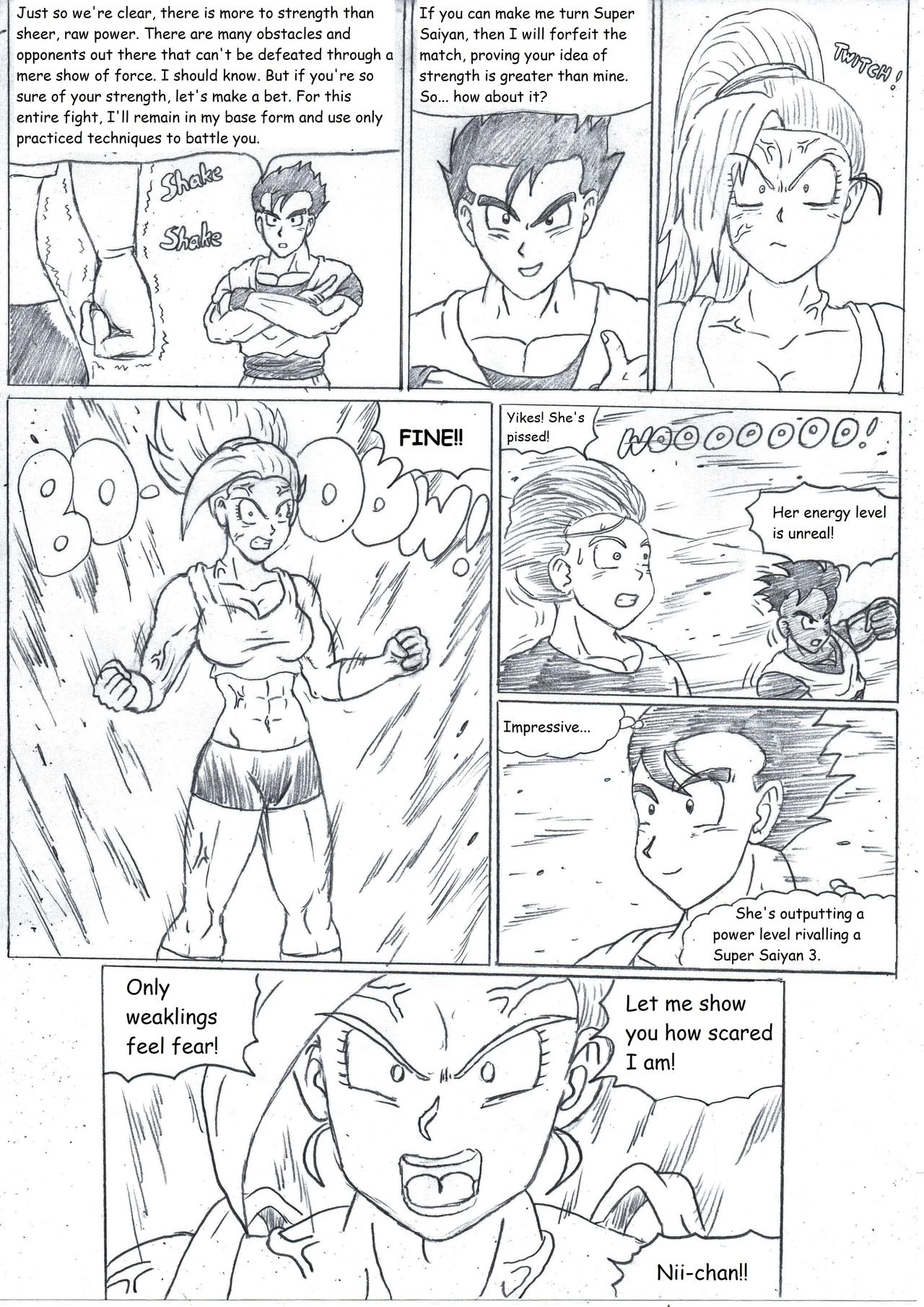 Brotherly Love - Gohan X Bra porn comic picture 5