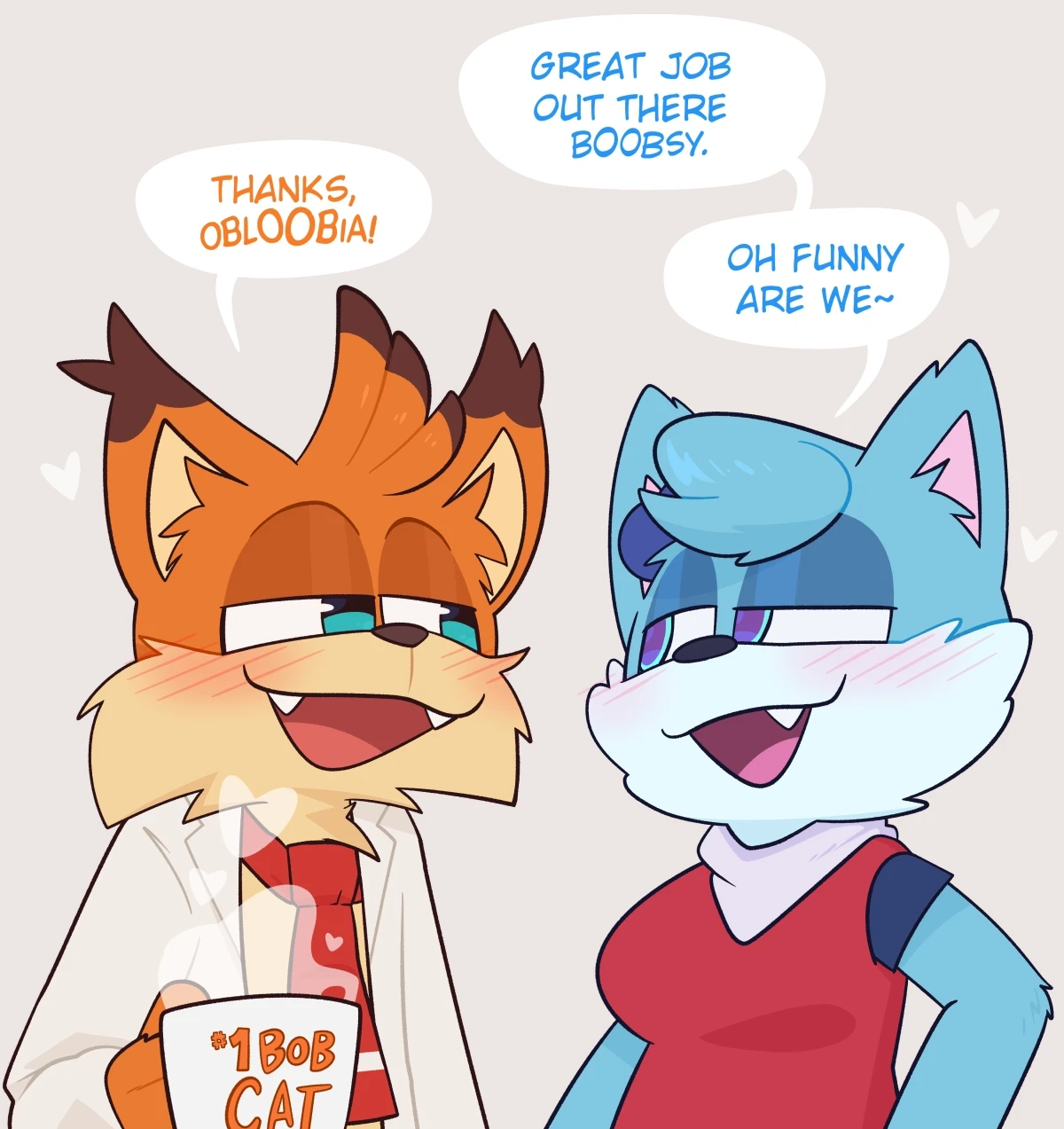 Bubsy x Oblivia porn comic picture 1