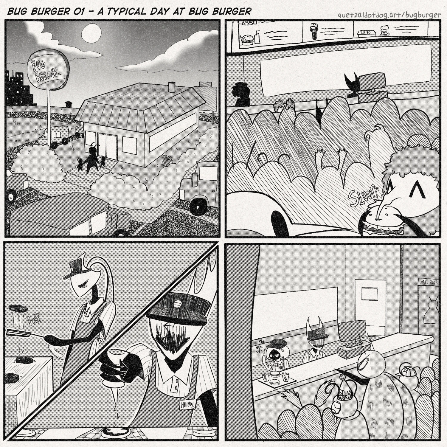 Bug Burger porn comic picture 2