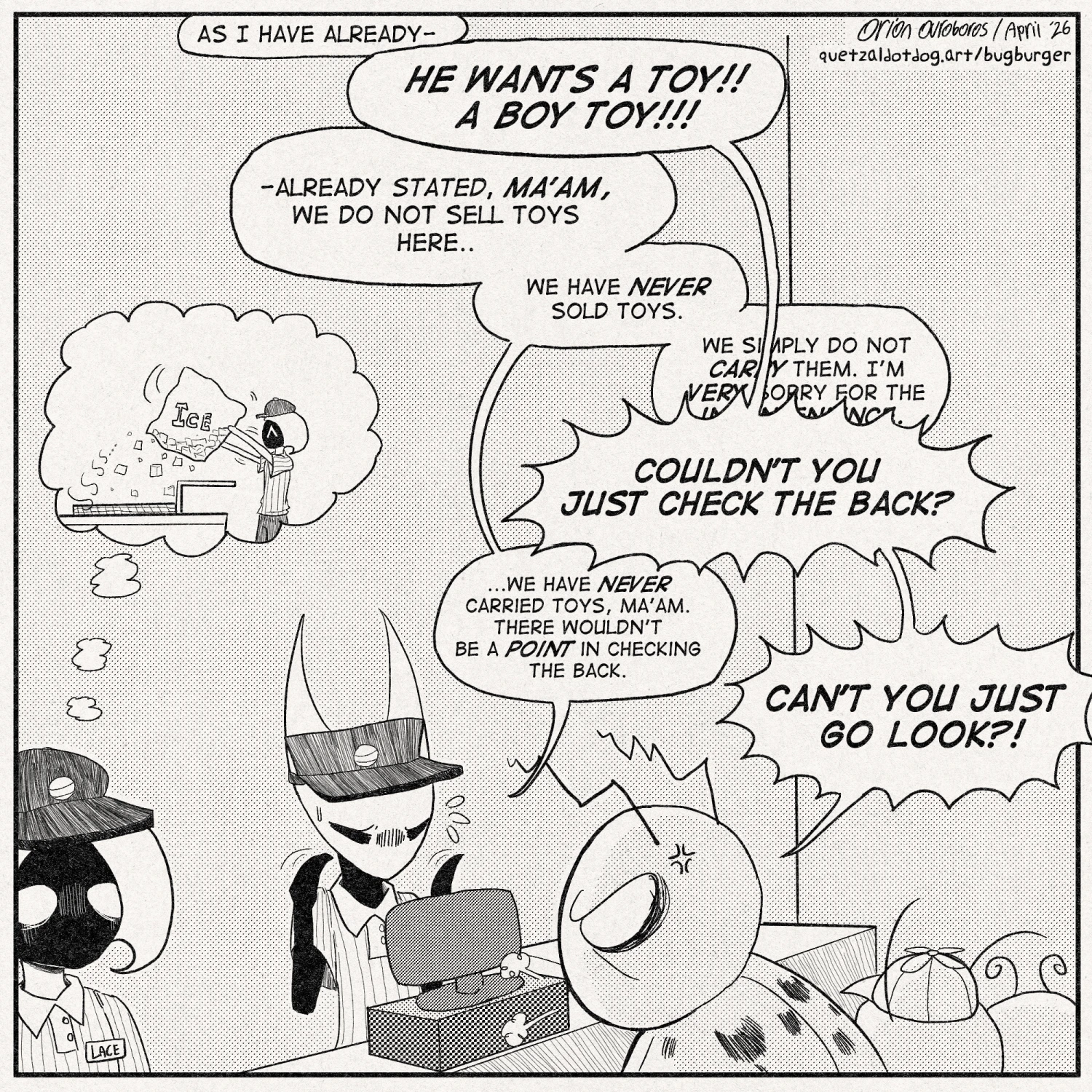 Bug Burger porn comic picture 3
