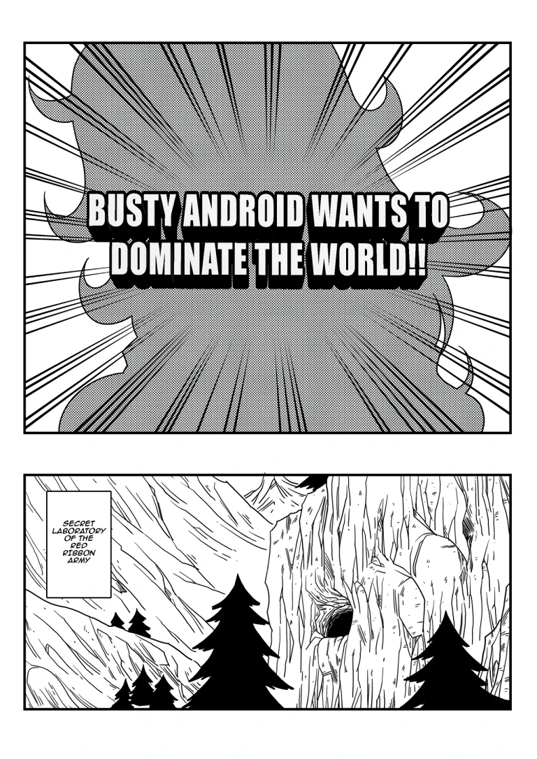 Busty Android Wants to Dominate the World!! porn comic picture 3