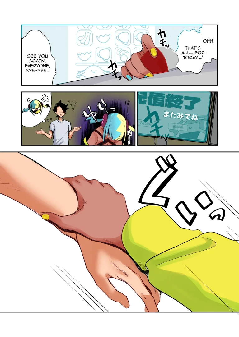 Canari's Well-Behaved So She Won't Do A Lewd Livestream!! porn comic picture 16