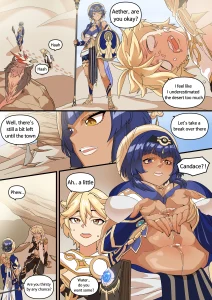 Candace Mizu o Taberu Manga porn comic picture 1