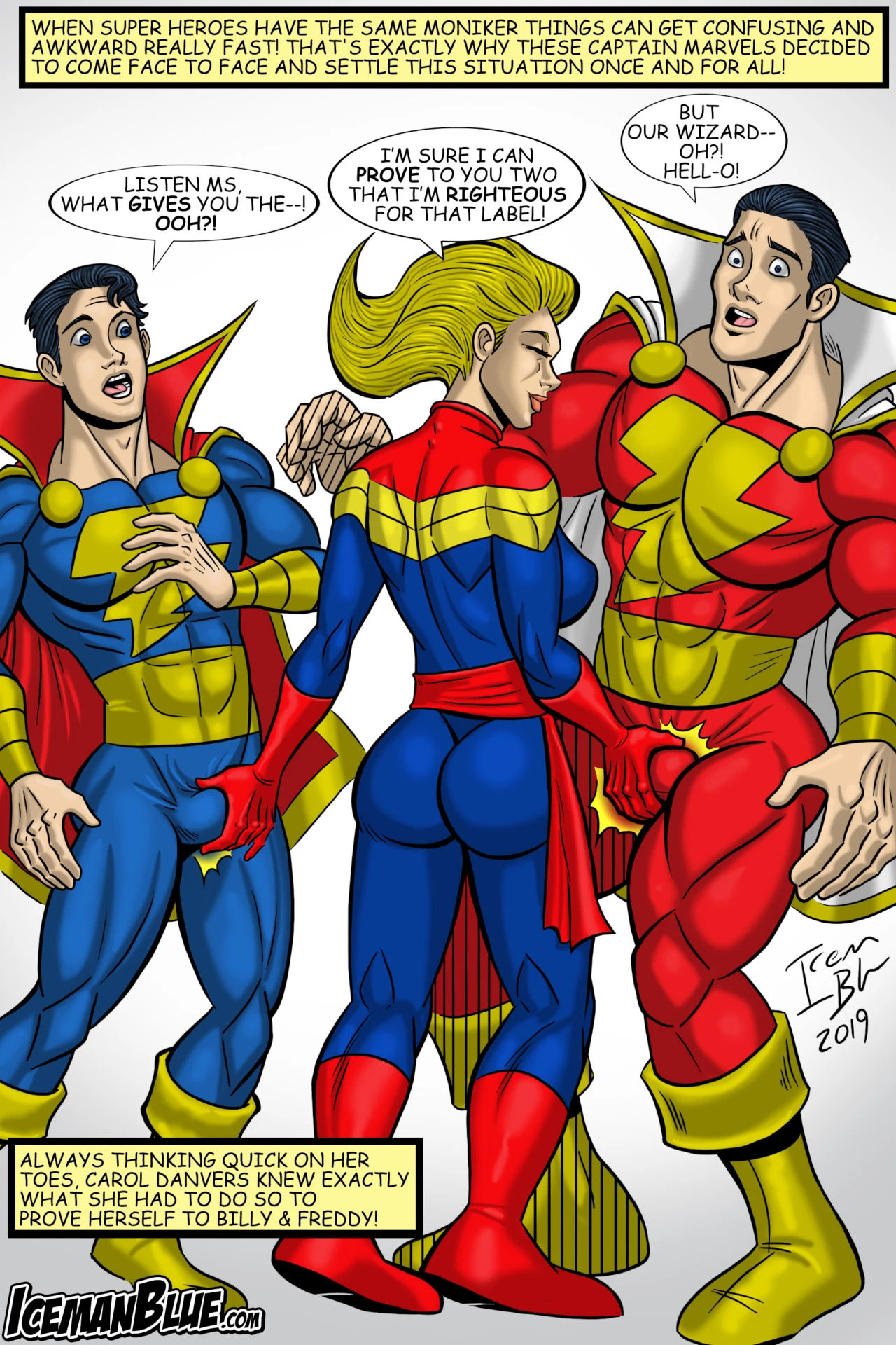 Captain Marvel V Captain Marvel porn comic picture 2