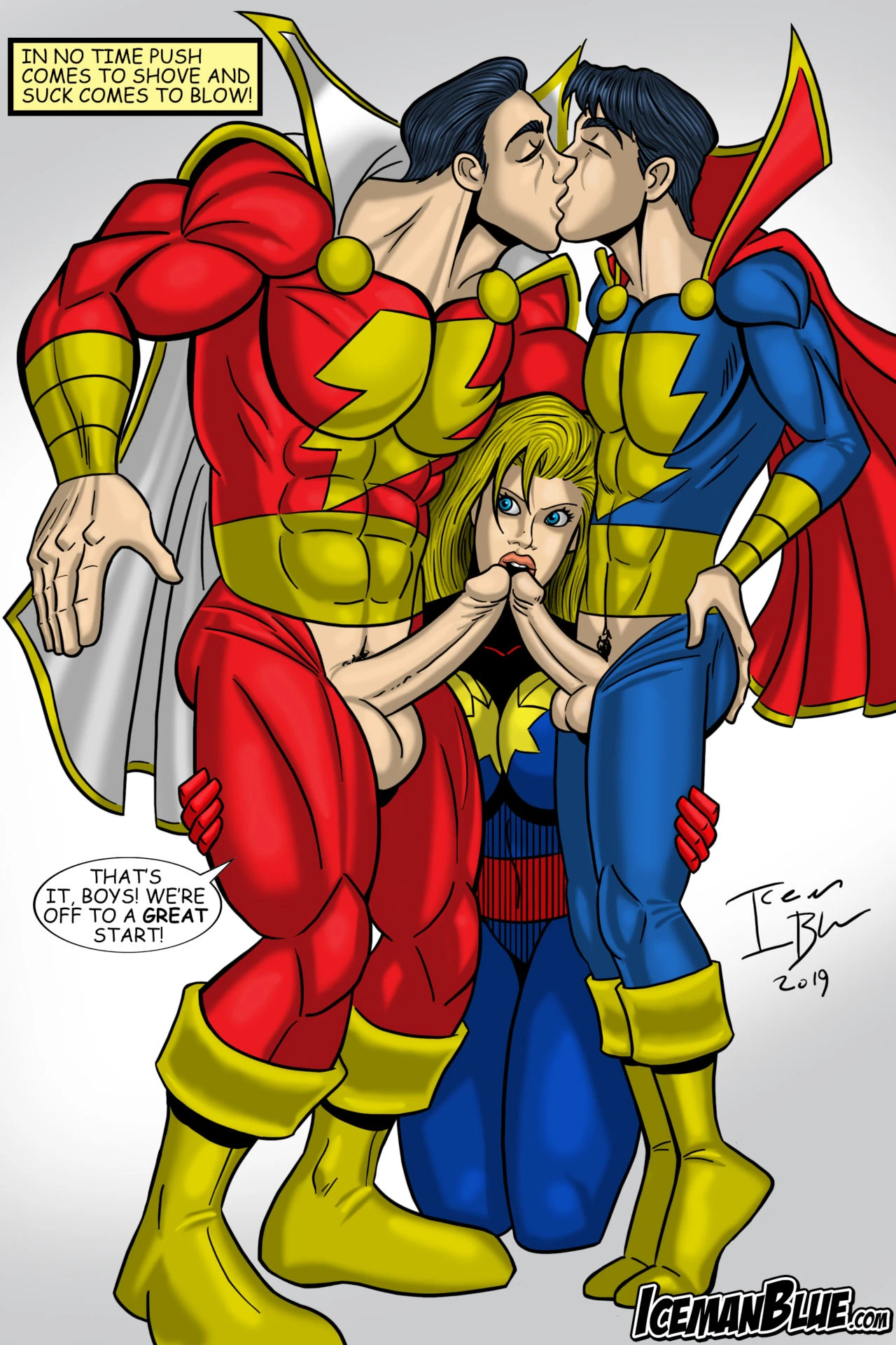 Captain Marvel V Captain Marvel porn comic picture 3