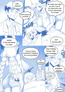 Cherino is going to sleep porn comic picture 1