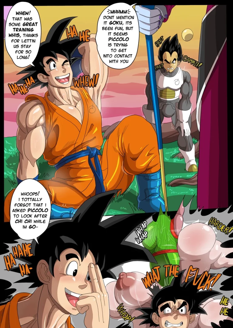 Chi Chi x Piccolo porn comic picture 17