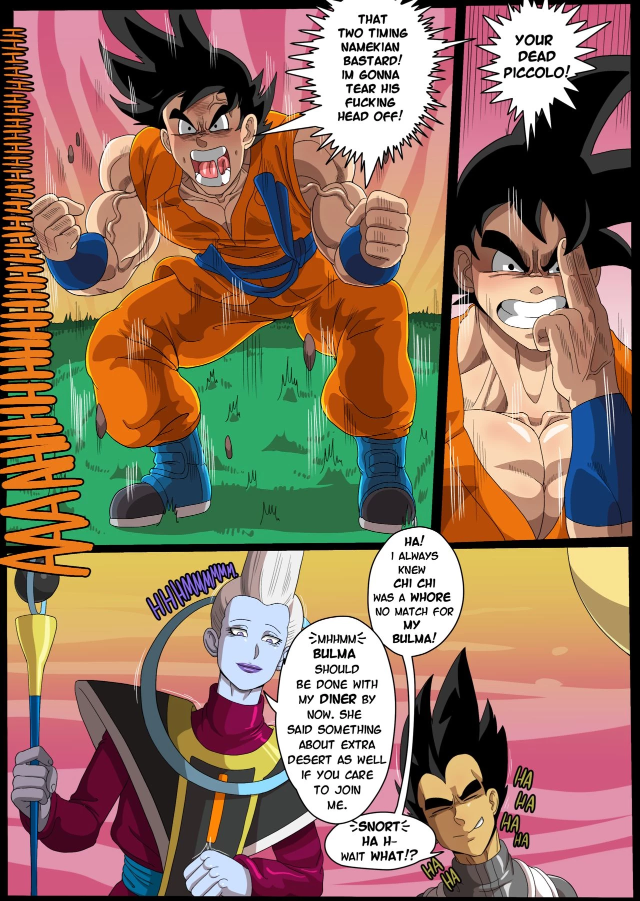 Chi Chi x Piccolo porn comic picture 18