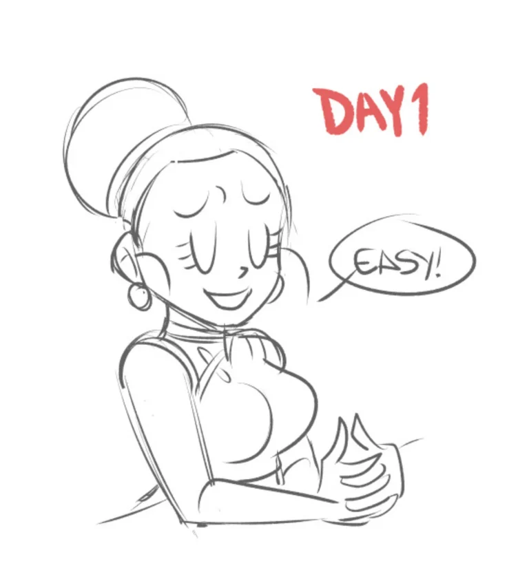 Chi Chi's No Nut November porn comic picture 1