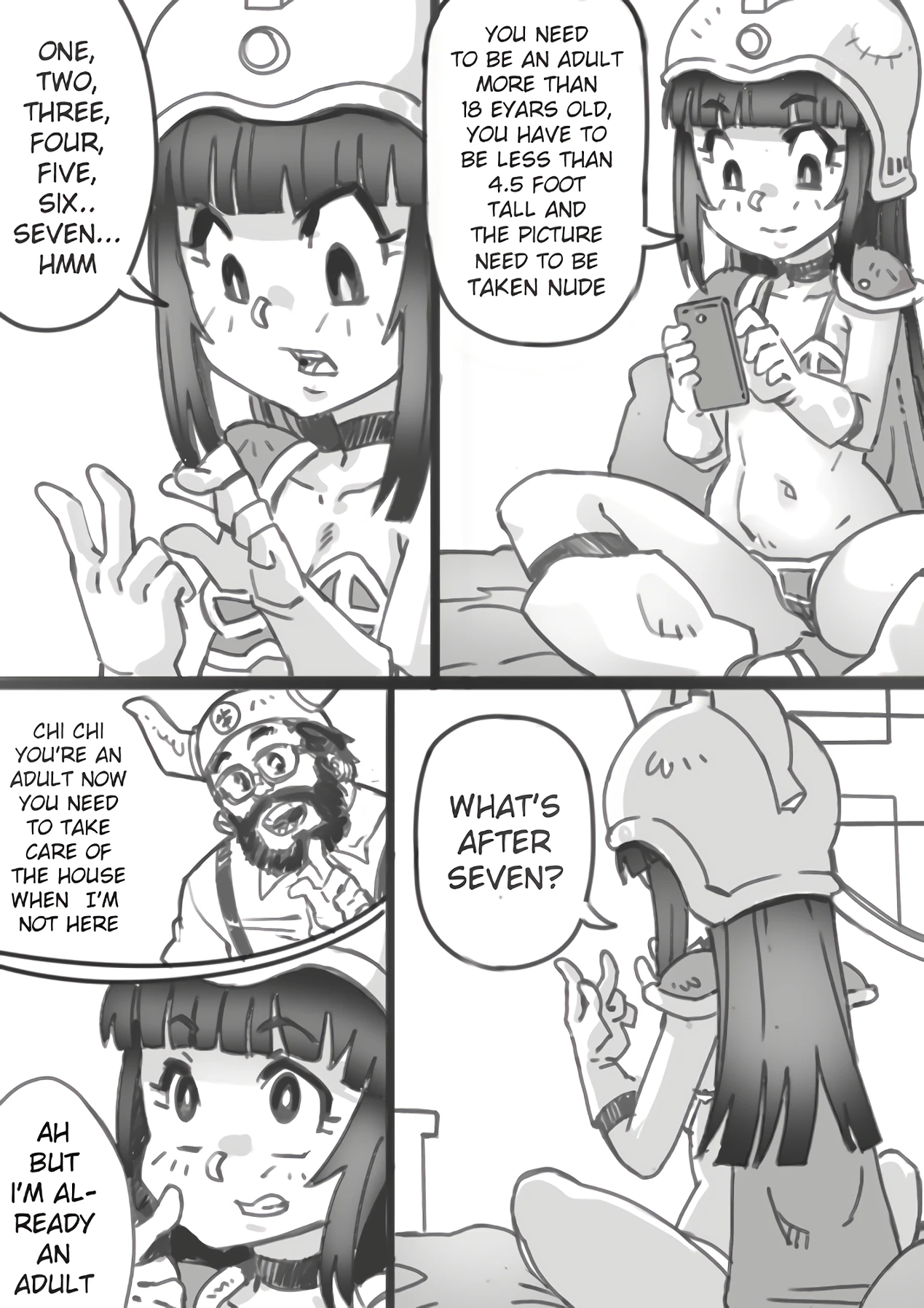 Chichi's only bitch porn comic picture 2