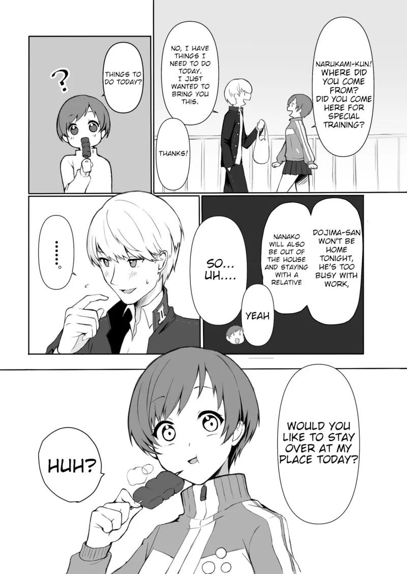 Chie Satonaka Can't Endure it porn comic picture 4