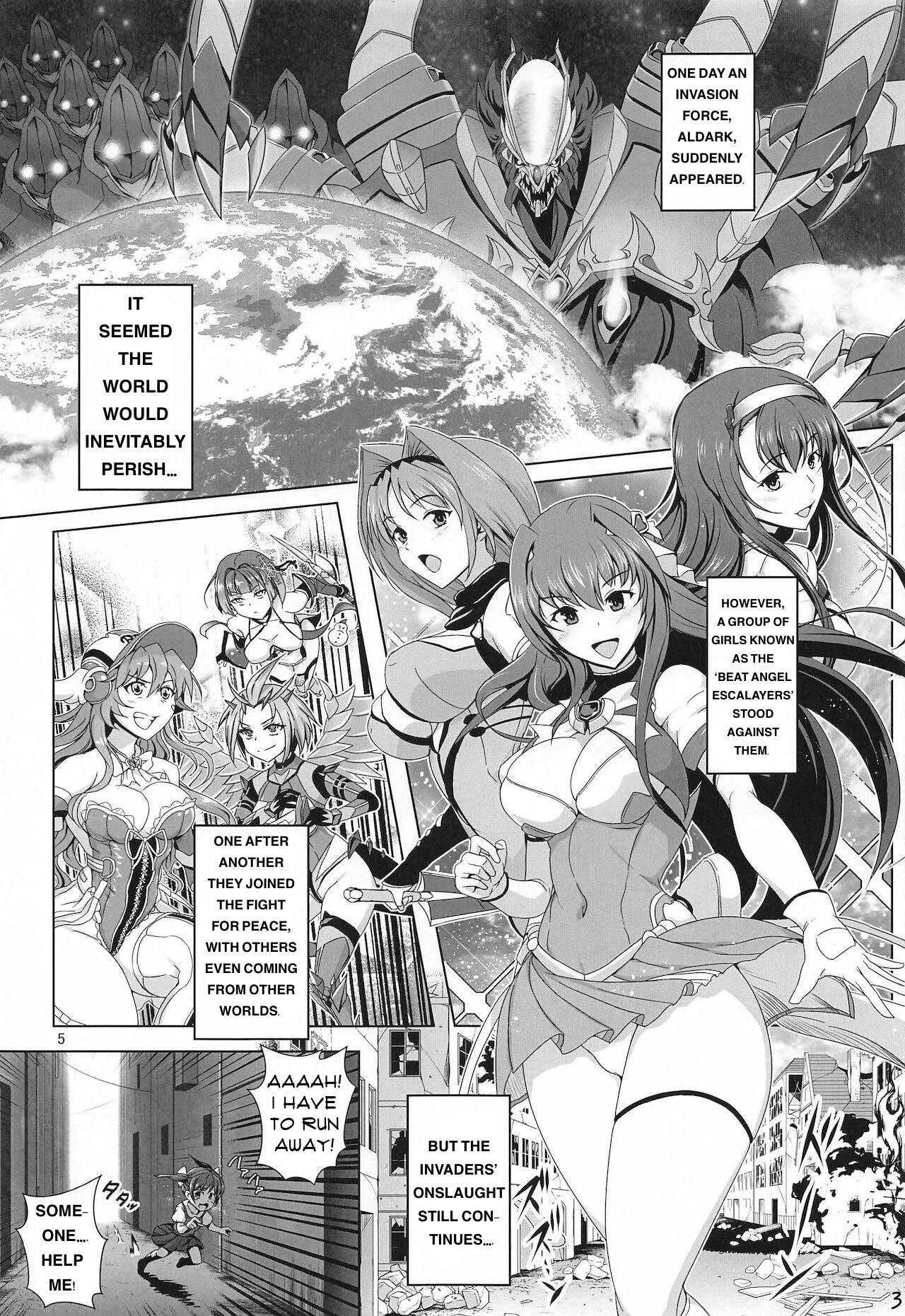 Chou Koudaisen Escalation Heroines porn comic picture 2