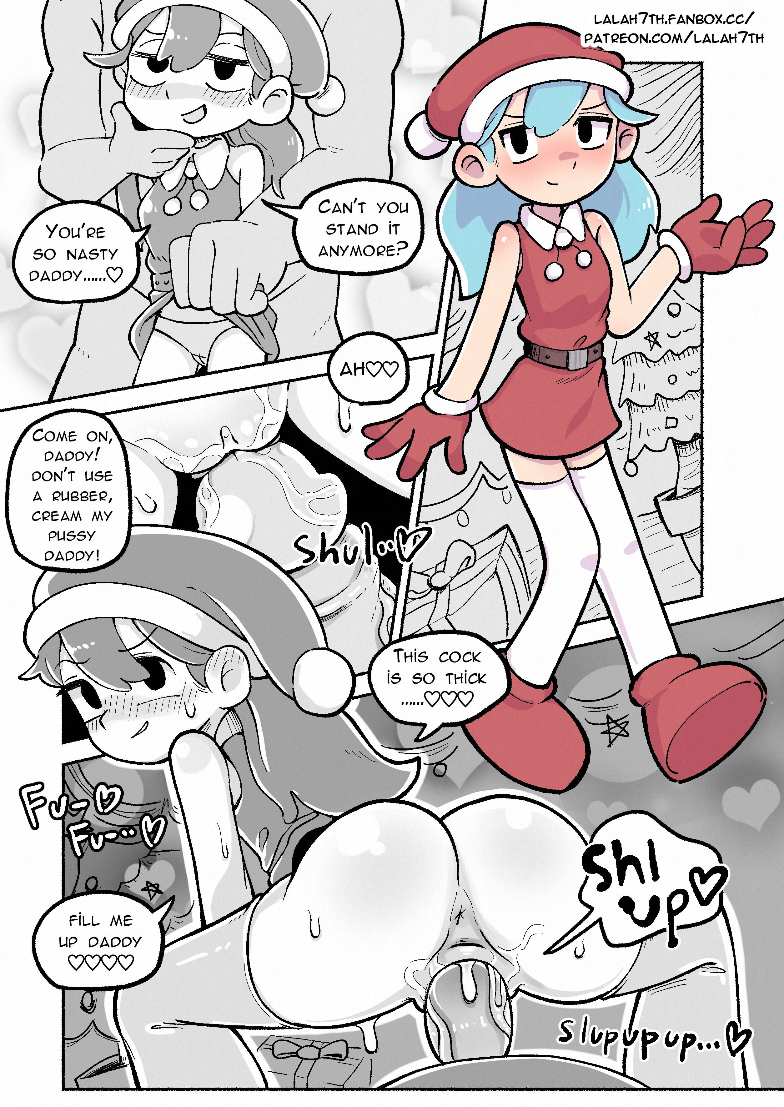 Christmas Hilda! porn comic picture 1