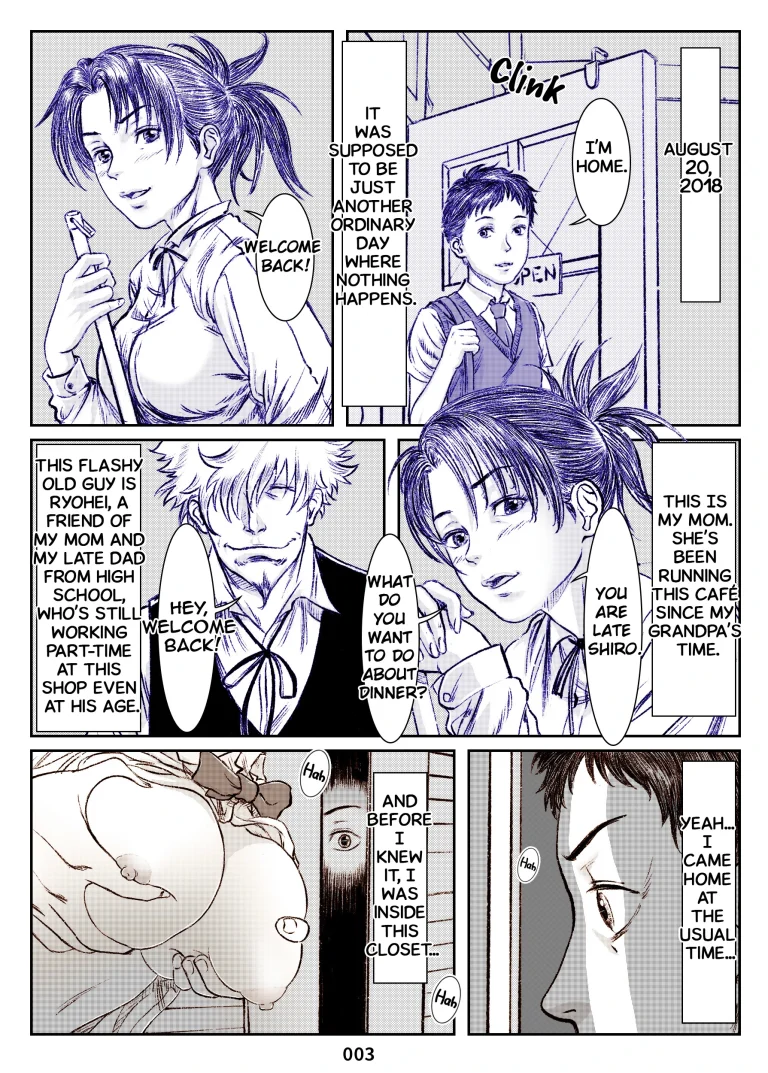 Closet to Summer - Time Slip Mother Netorare porn comic picture 3