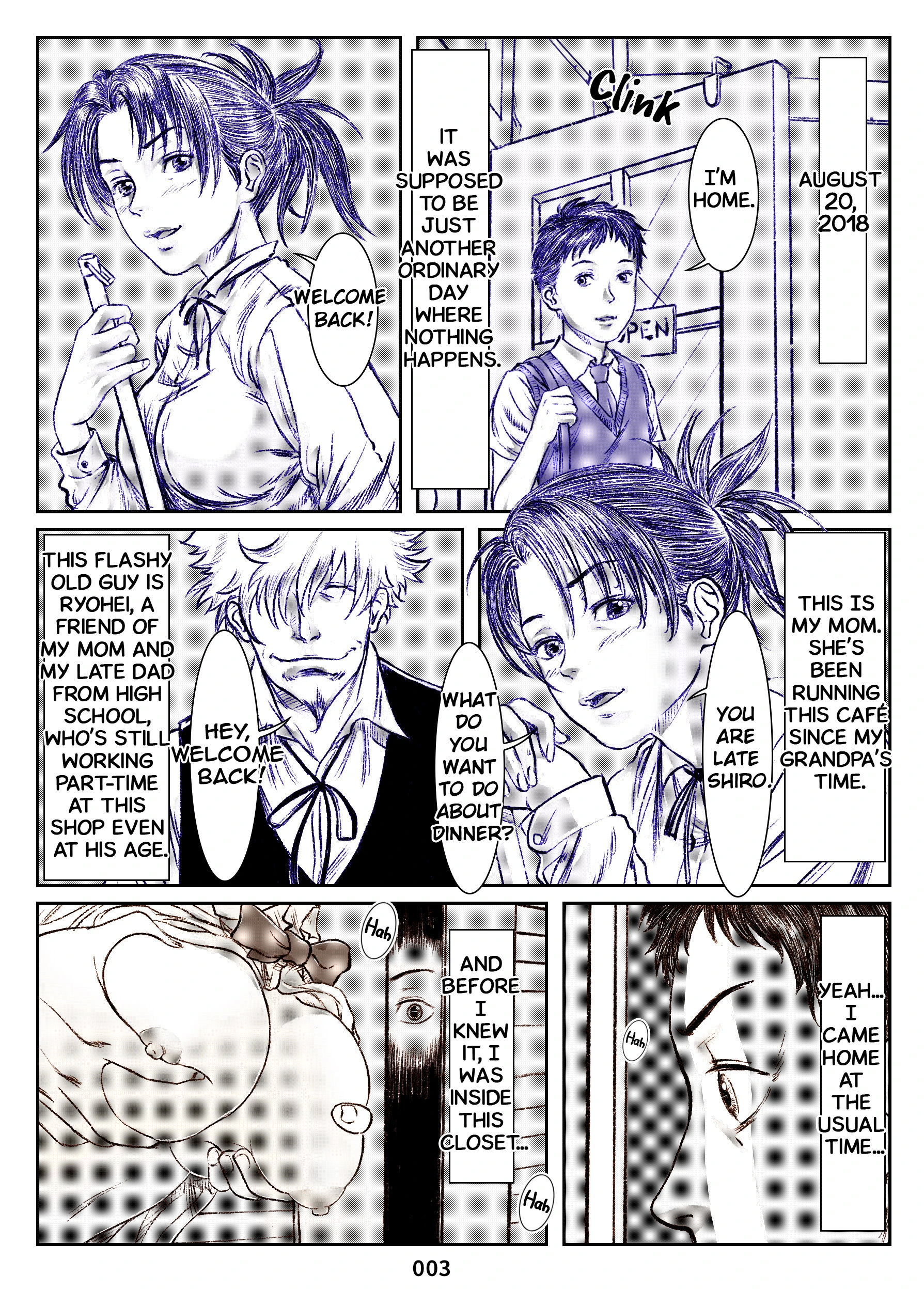 Closet to Summer - Time Slip Mother Netorare porn comic picture 3