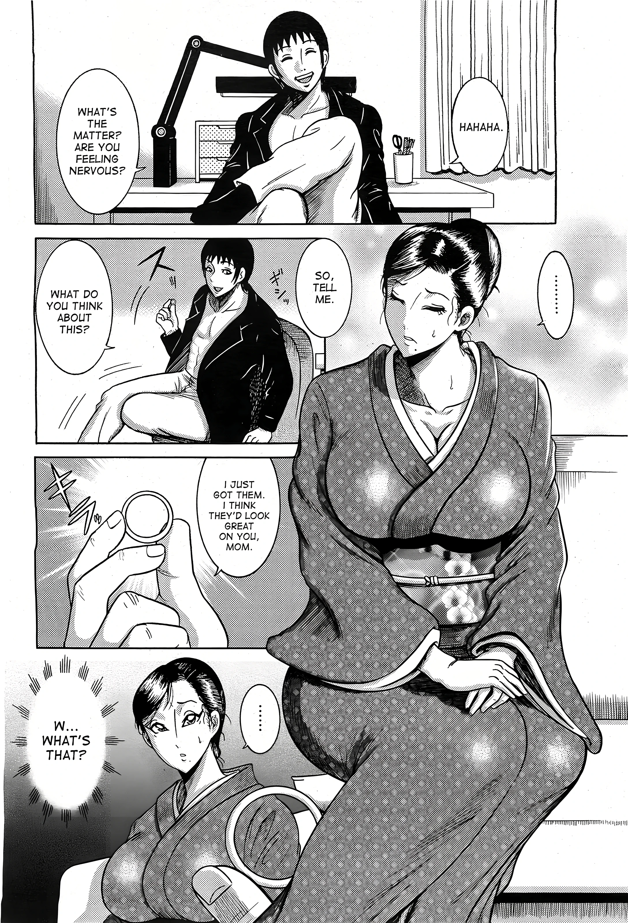 Comfort Stepmom 2 porn comic picture 5