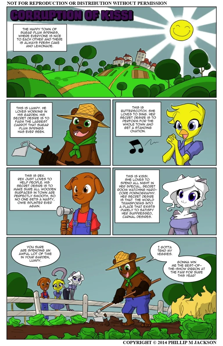 Corruption of Kissi porn comic picture 1