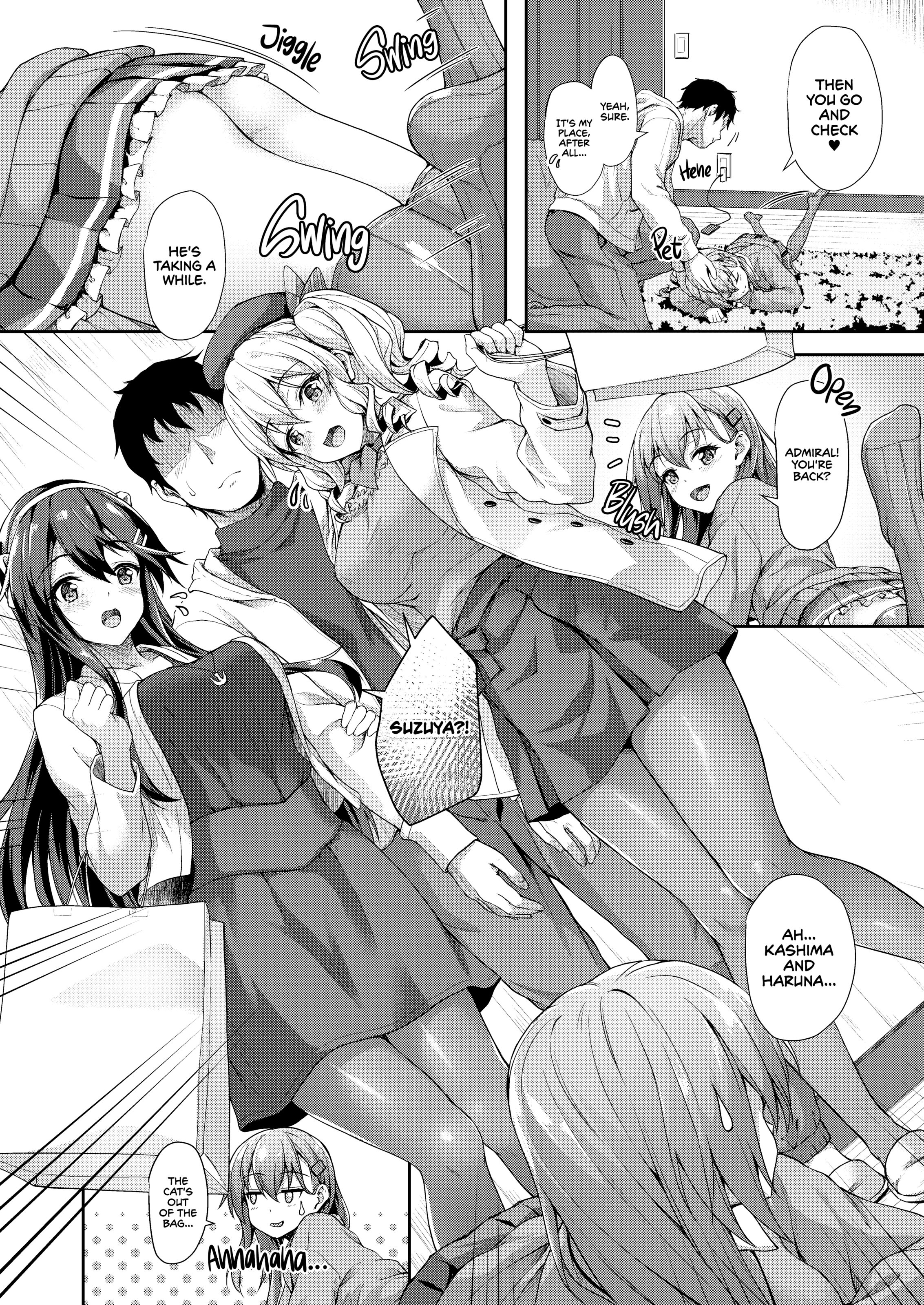Couch Potato Suzuya and the Uninvited Guests porn comic picture 3