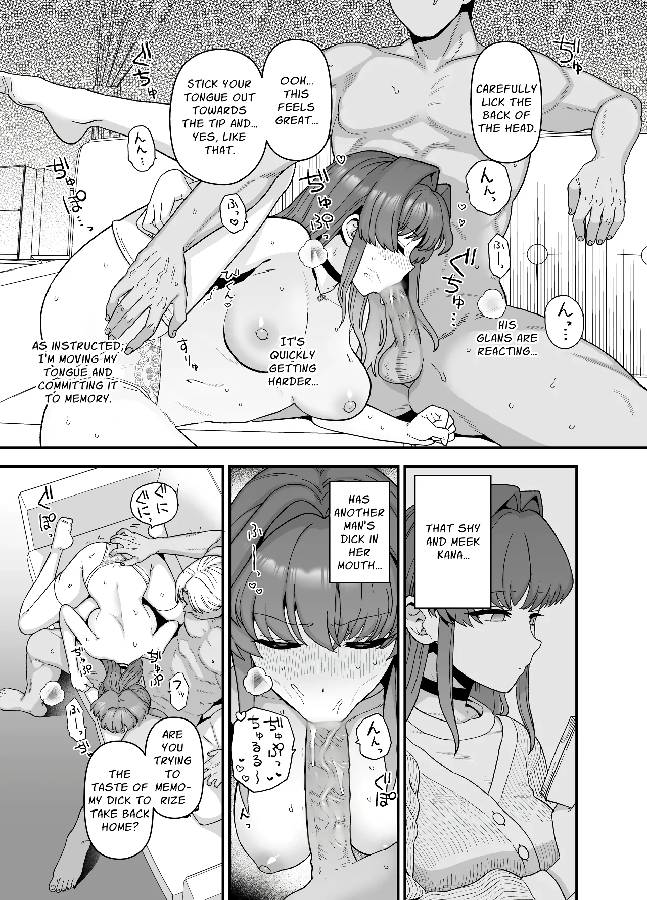 Cuckold Trial: My girlfriend cheats on me for my sake porn comic picture 14