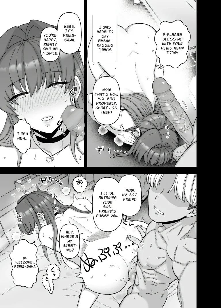 Cuckold Trial: My girlfriend cheats on me for my sake porn comic picture 38