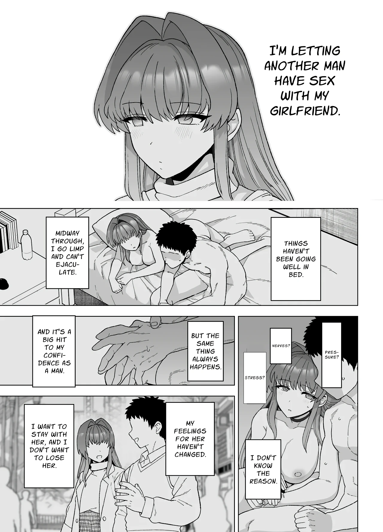Cuckold Trial: My girlfriend cheats on me for my sake porn comic picture 6