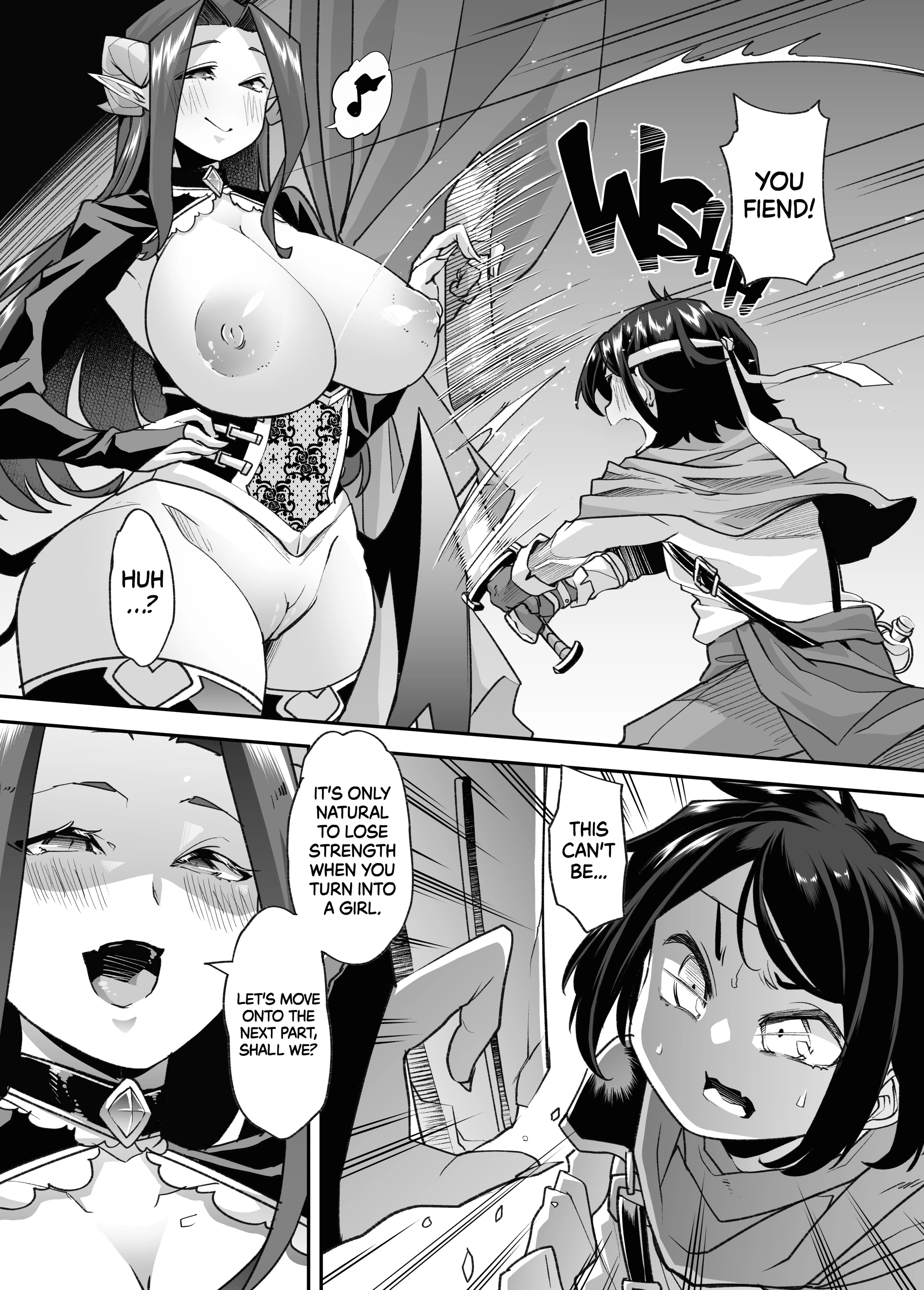 Cum and you're done!! The Pet Feminization Curse porn comic picture 8