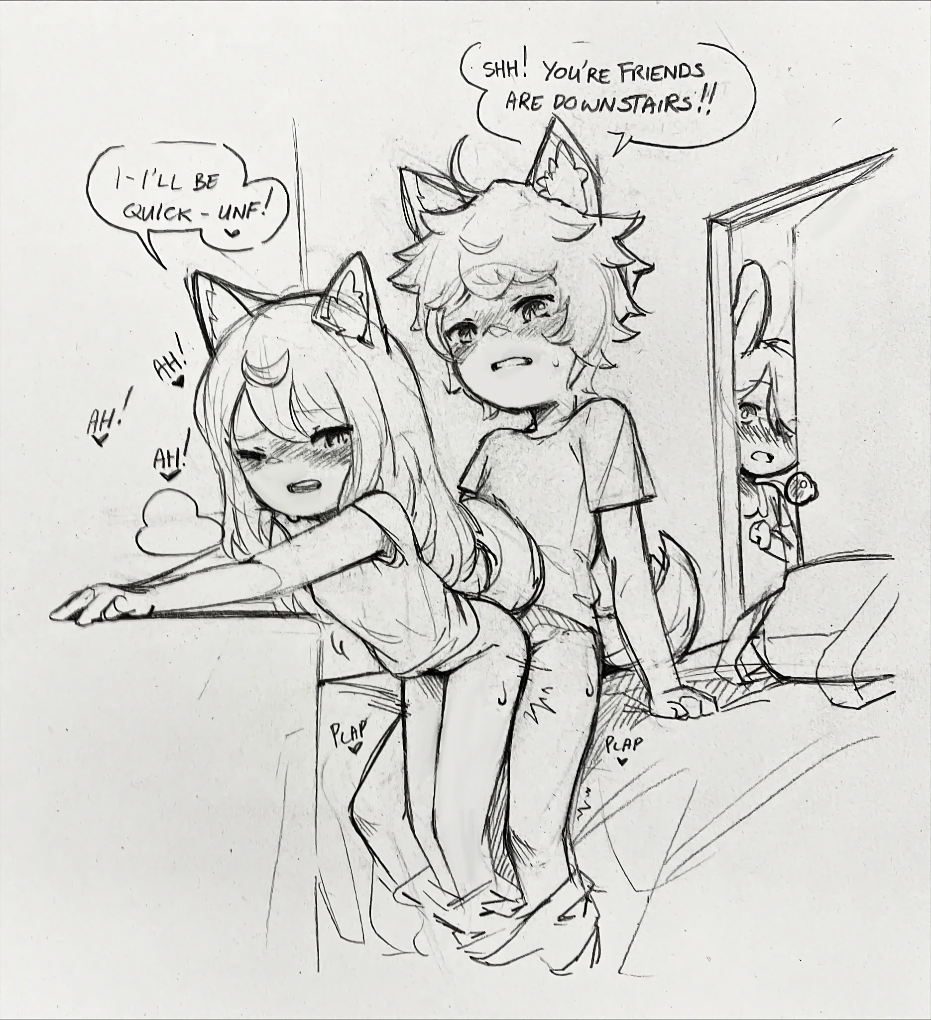 Curious Bunny porn comic picture 1