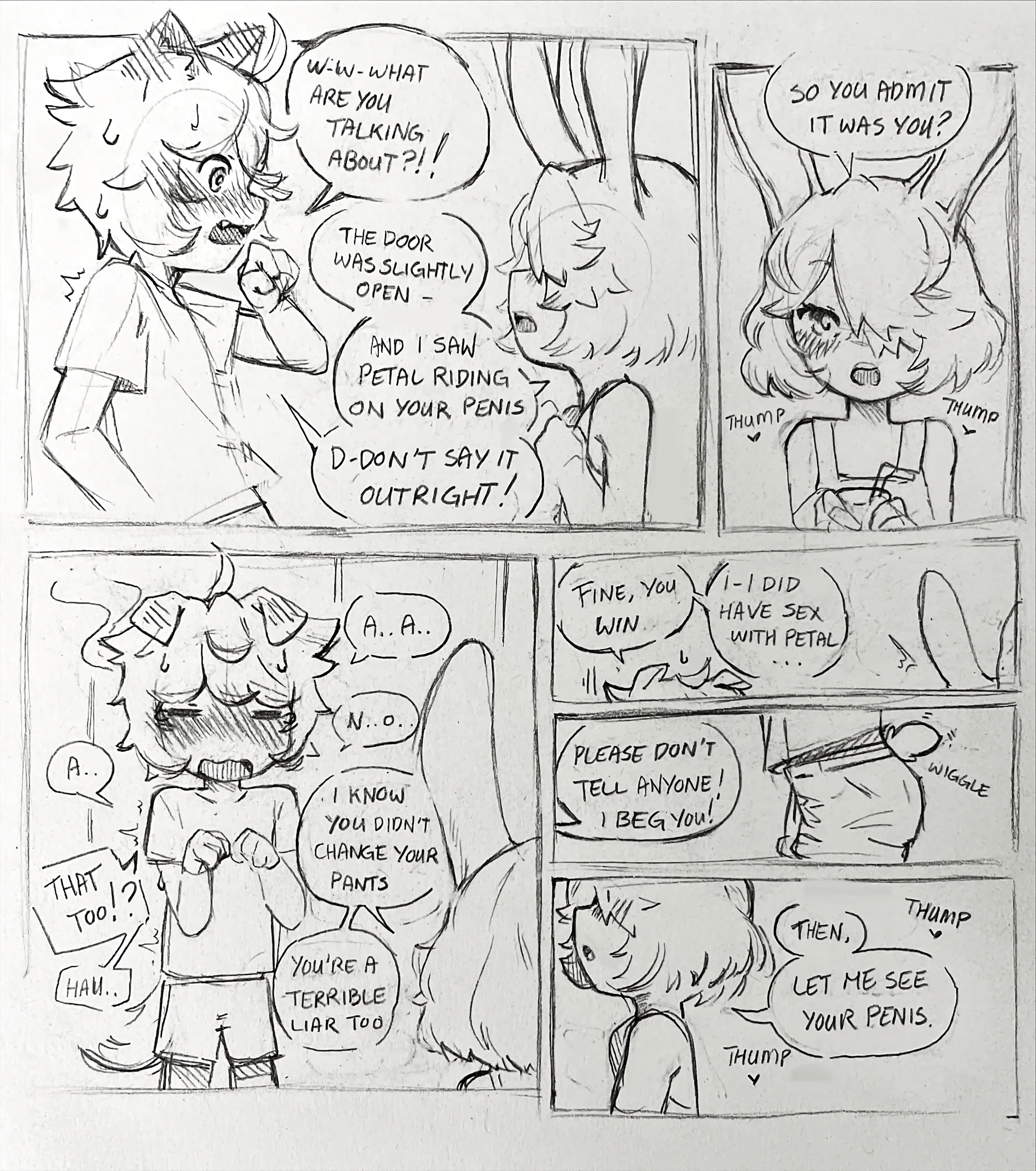 Curious Bunny porn comic picture 6