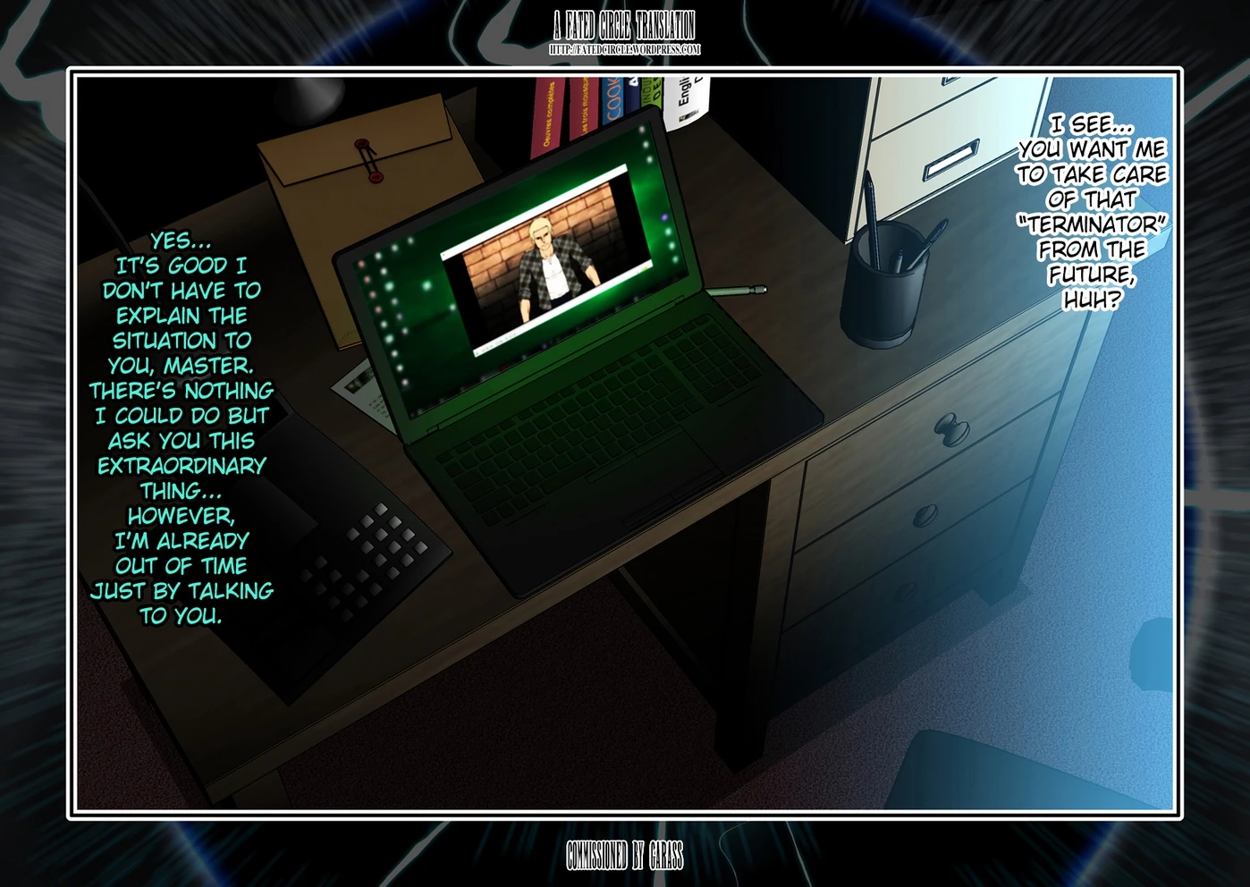 Cyborg vs Tanetsuke Oji-san porn comic picture 2
