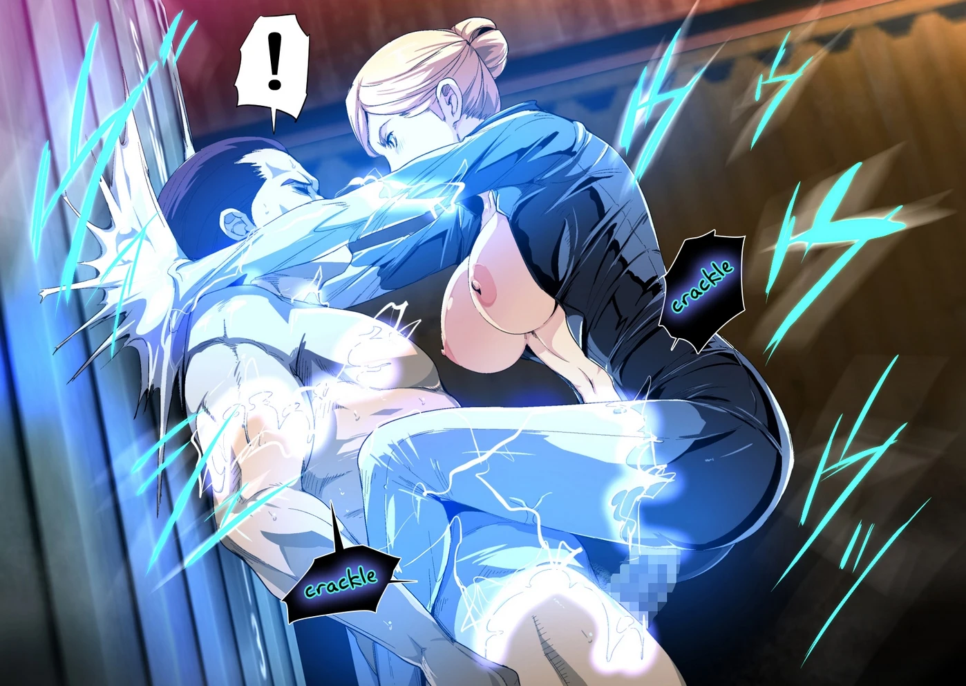 Cyborg vs Tanetsuke Oji-san porn comic picture 22